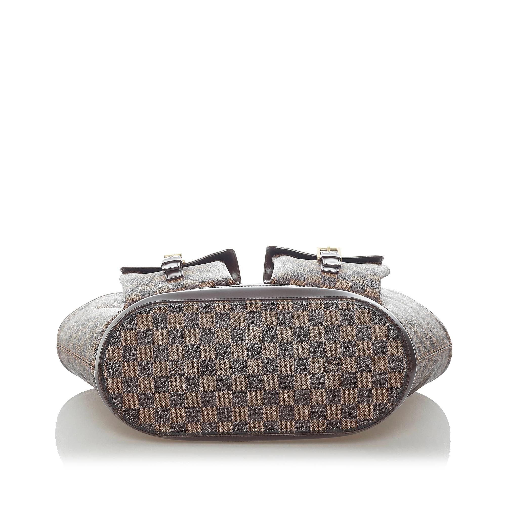 Louis Vuitton Damier Ebene Manosque GM (SHG-33586)