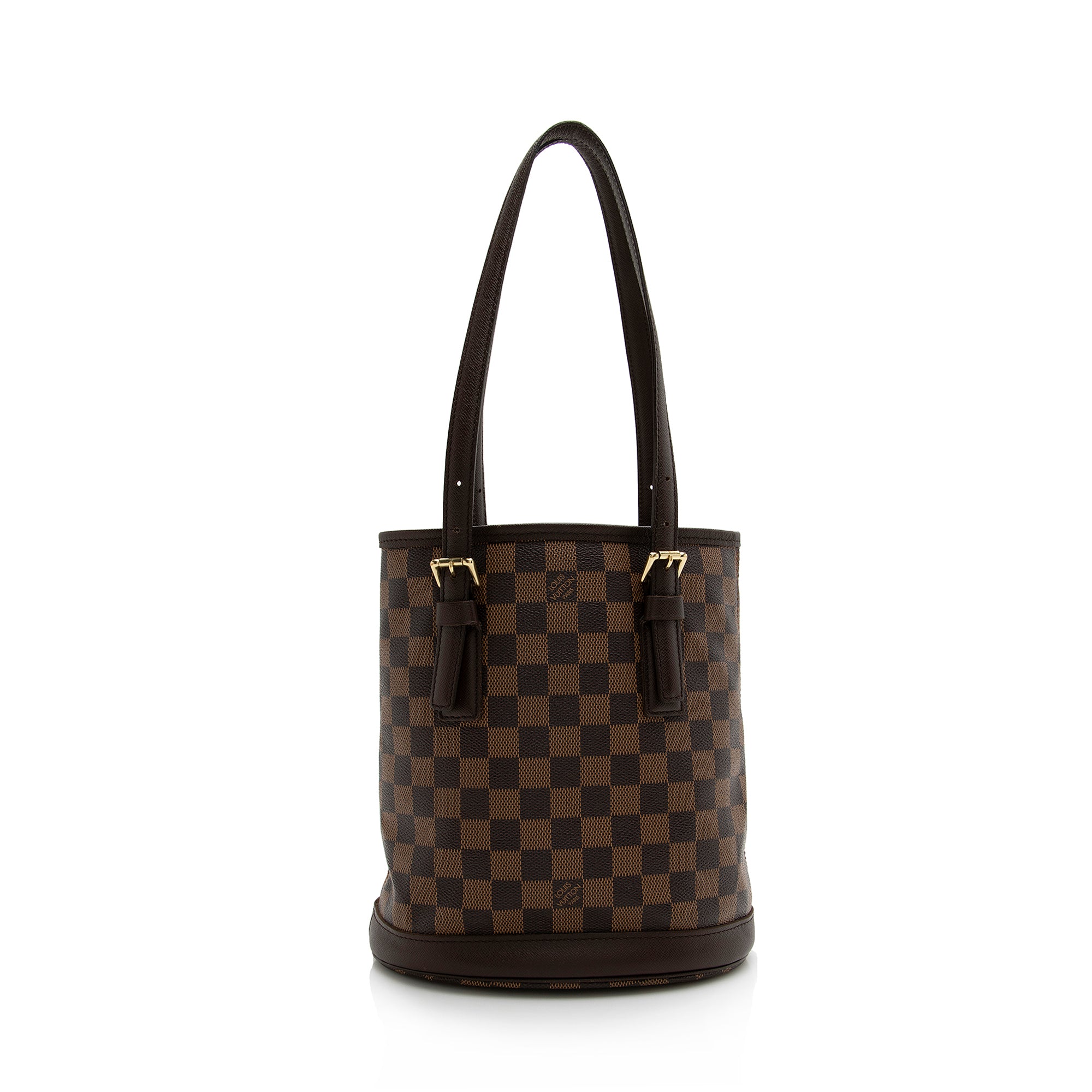 Louis Vuitton Damier Ebene Marais Bucket Tote (SHF-22212)