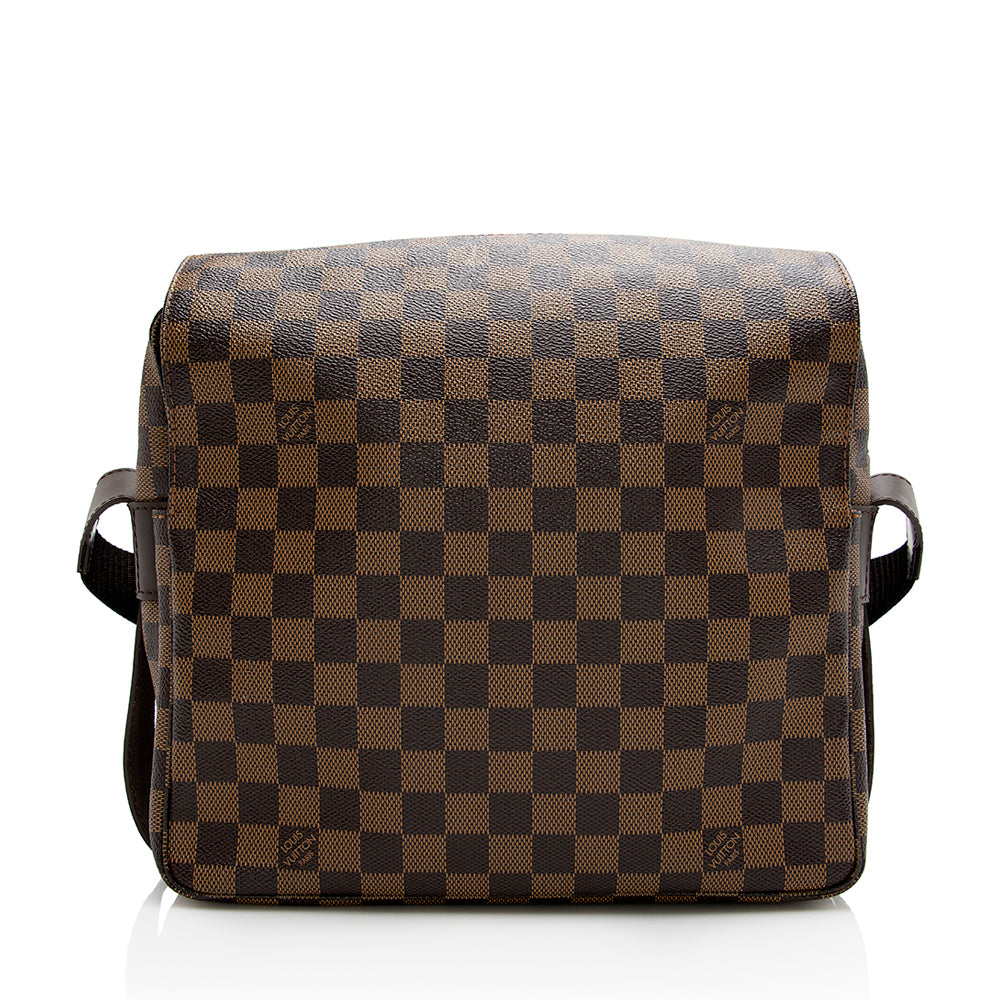 Louis Vuitton Damier Ebene Naviglio Messenger Bag (SHF-21755)