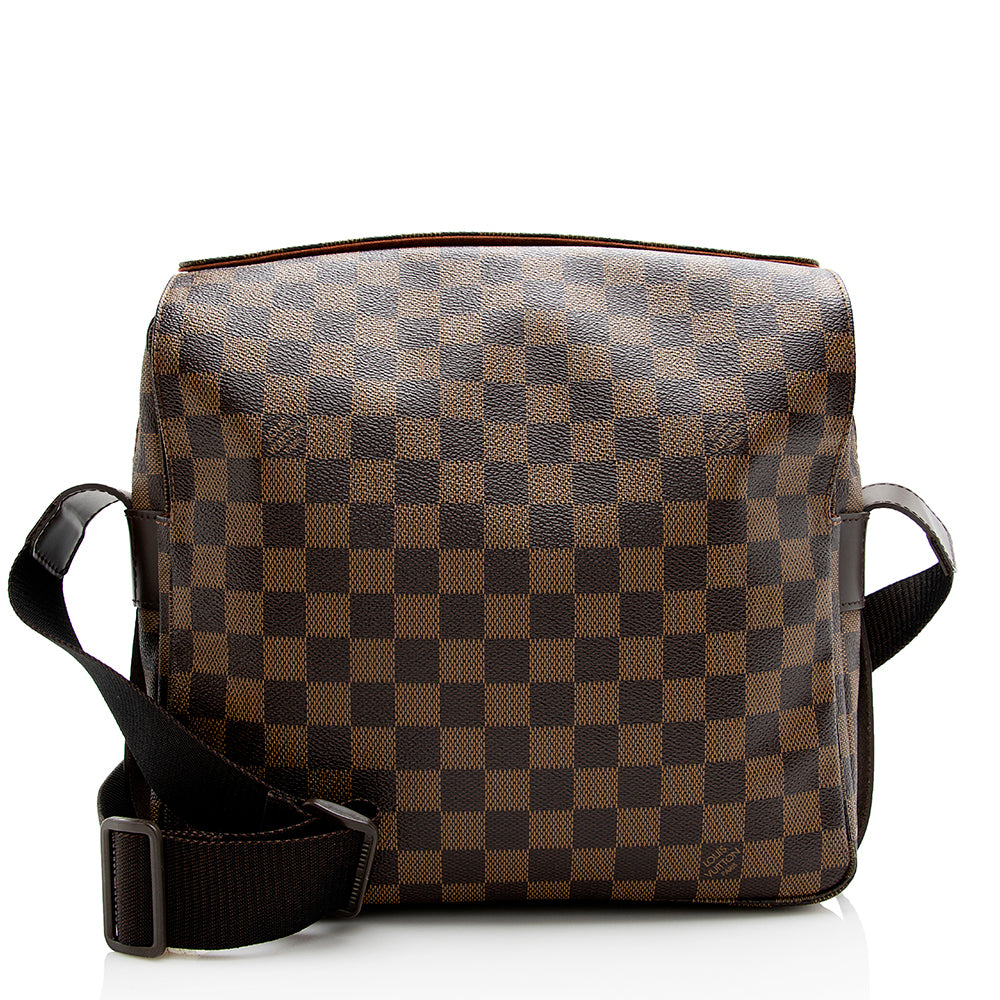 Louis Vuitton Damier Ebene Naviglio Messenger Bag (SHF-21755)