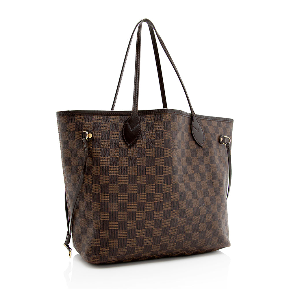 Louis Vuitton Damier Ebene Neverfull MM Tote - FINAL SALE (SHF-19520)