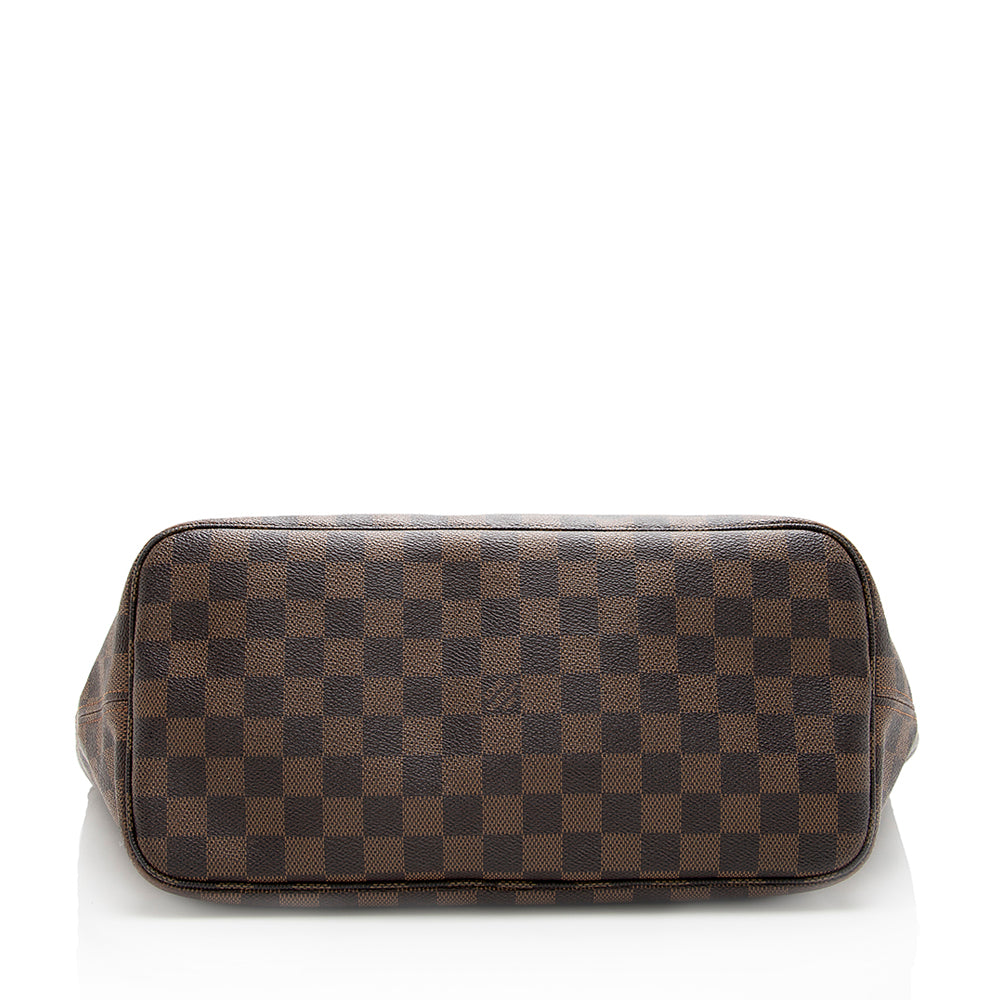 Louis Vuitton Damier Ebene Neverfull MM Tote (SHF-18347)