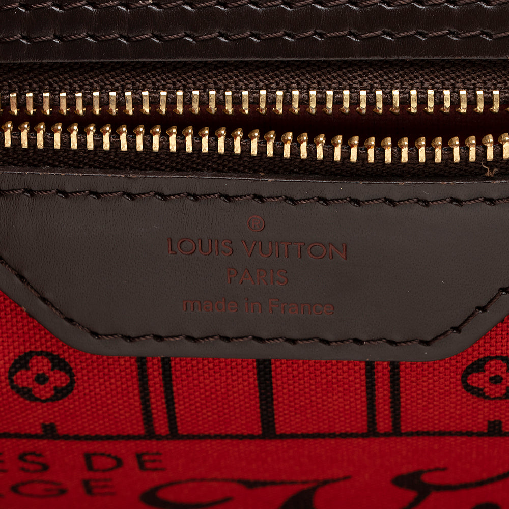 Louis Vuitton Damier Ebene Neverfull MM Tote (SHF-18347)