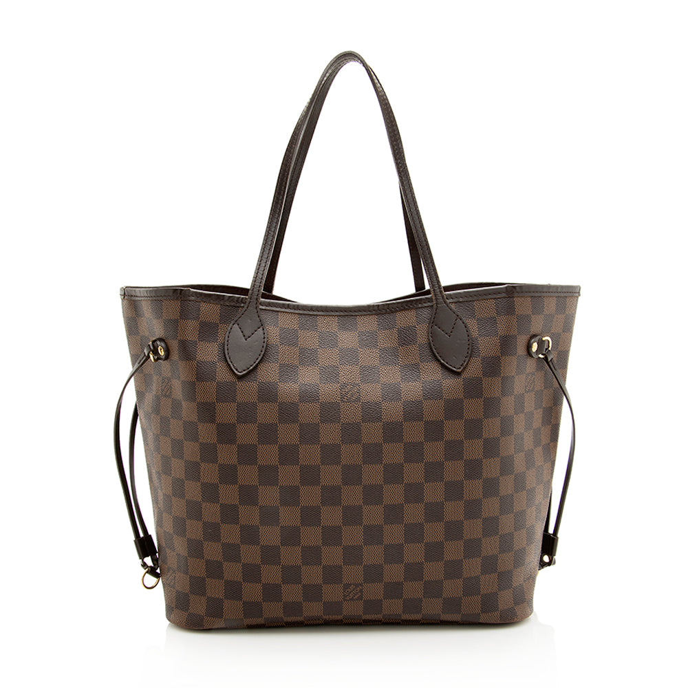 Louis Vuitton Damier Ebene Neverfull MM Tote (SHF-18881)