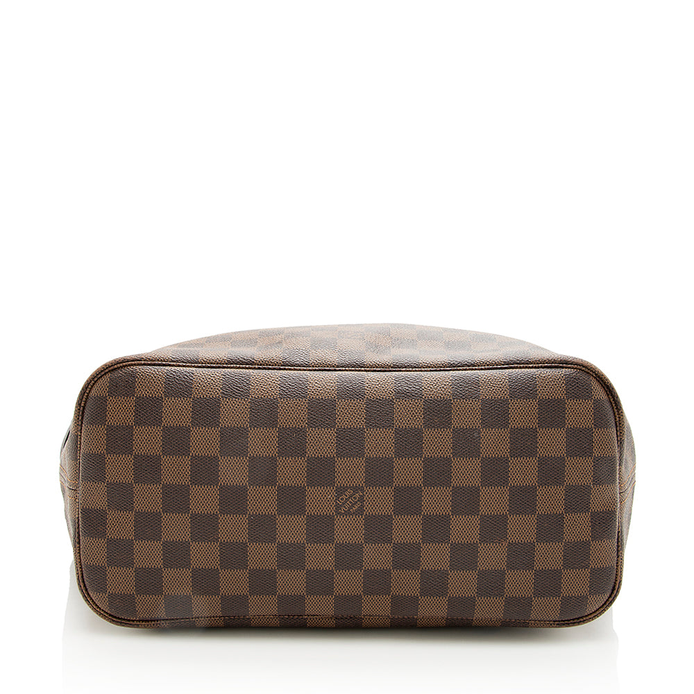 Louis Vuitton Damier Ebene Neverfull MM Tote (SHF-18881)