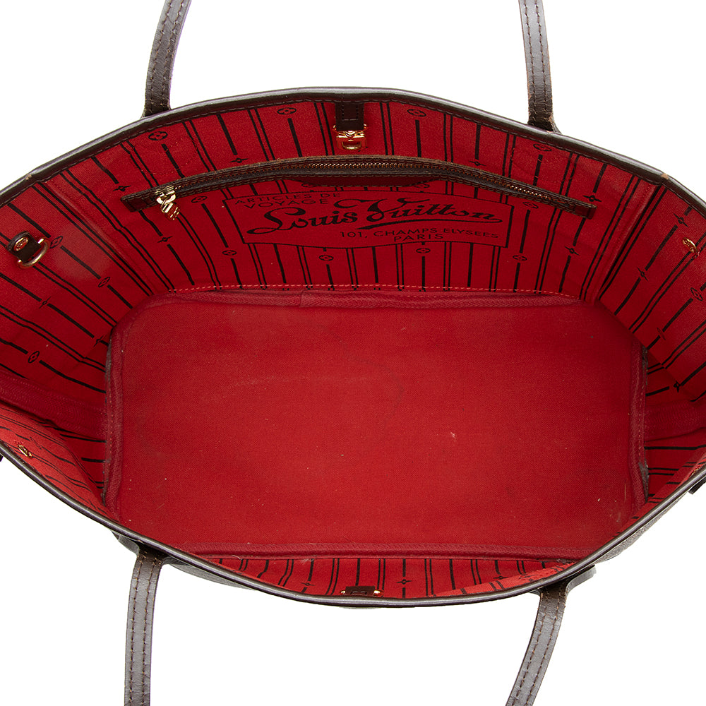Louis Vuitton Damier Ebene Neverfull MM Tote (SHF-18881)