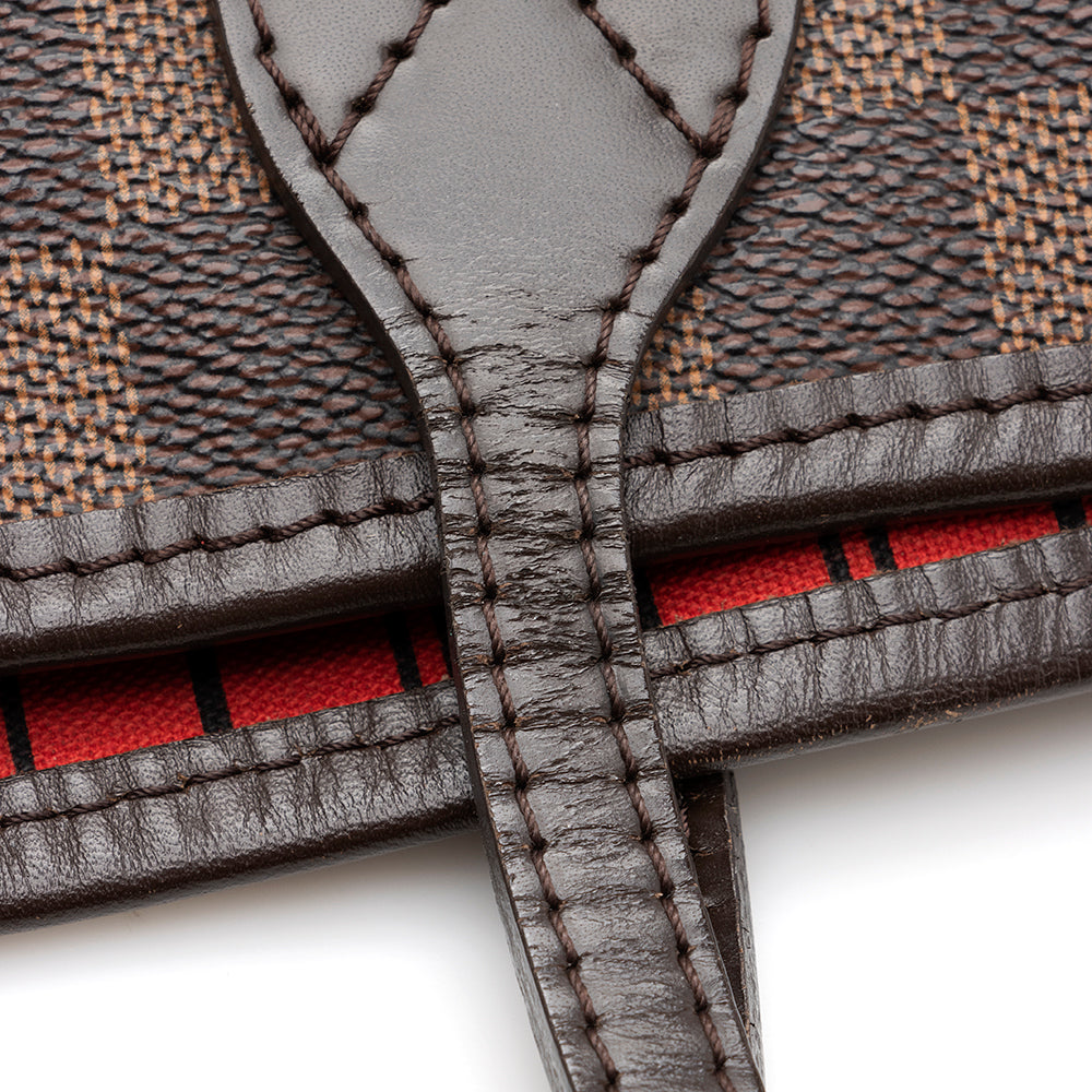 Louis Vuitton Damier Ebene Neverfull MM Tote (SHF-20010)