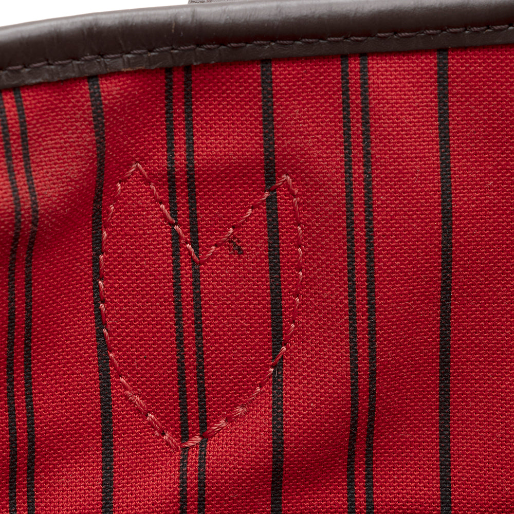 Louis Vuitton Damier Ebene Neverfull MM Tote (SHF-20388)