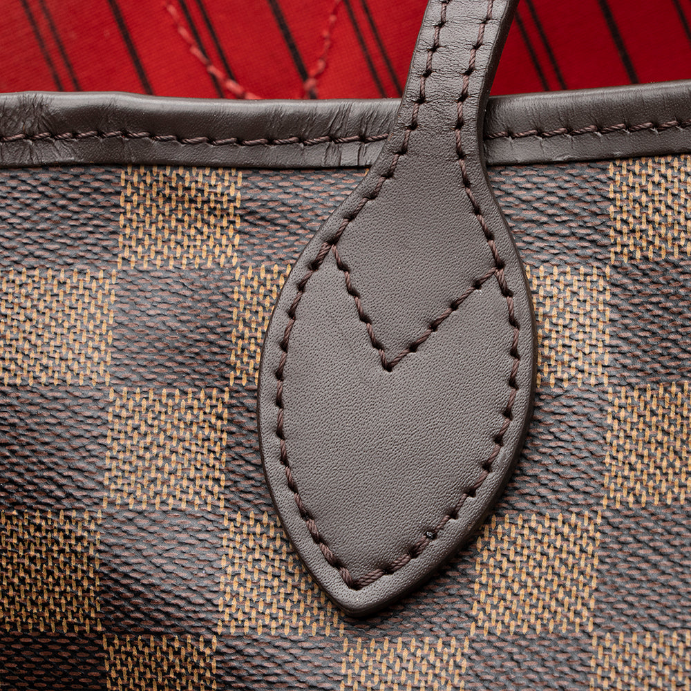 Louis Vuitton Damier Ebene Neverfull MM Tote (SHF-20388)