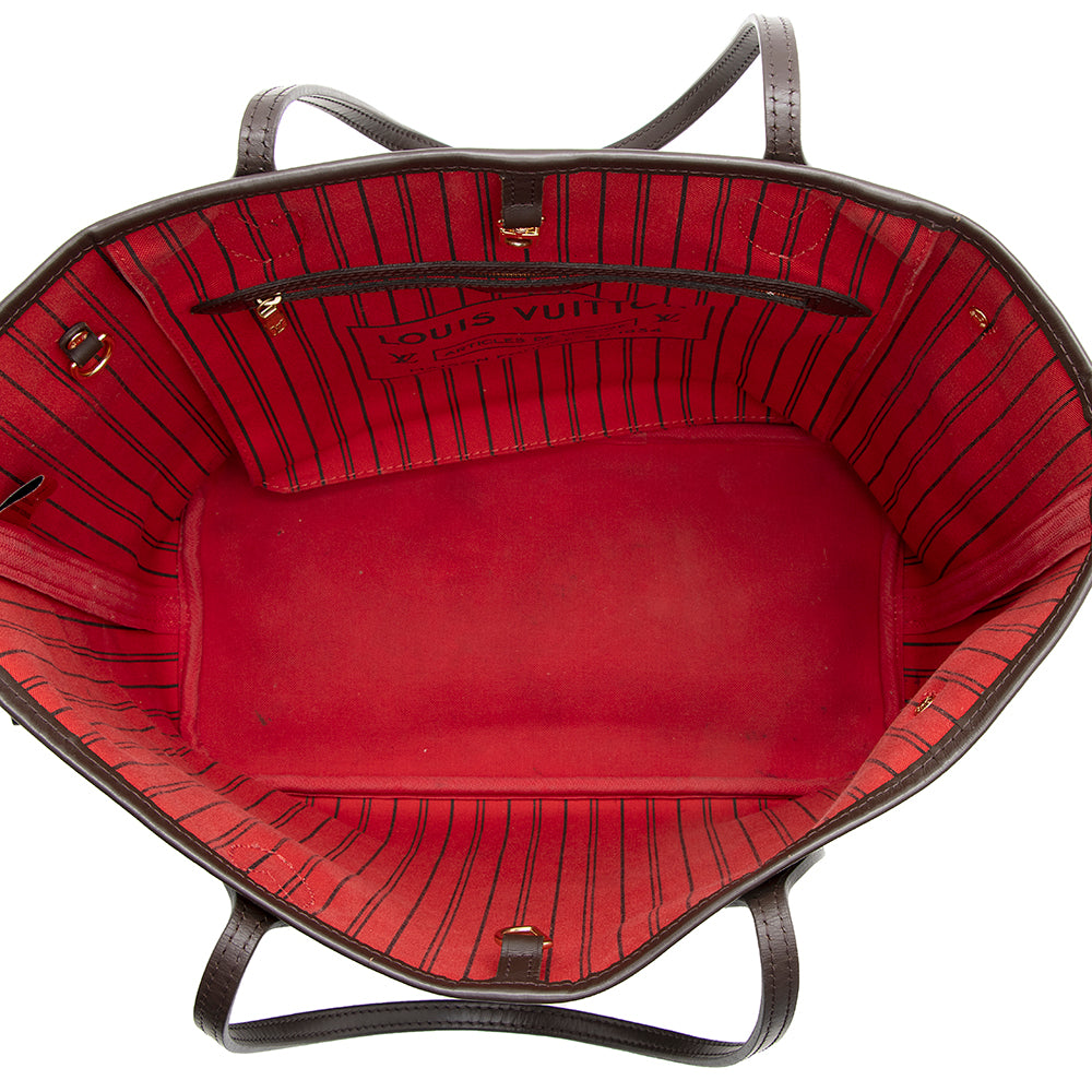 Louis Vuitton Damier Ebene Neverfull MM Tote (SHF-20388)