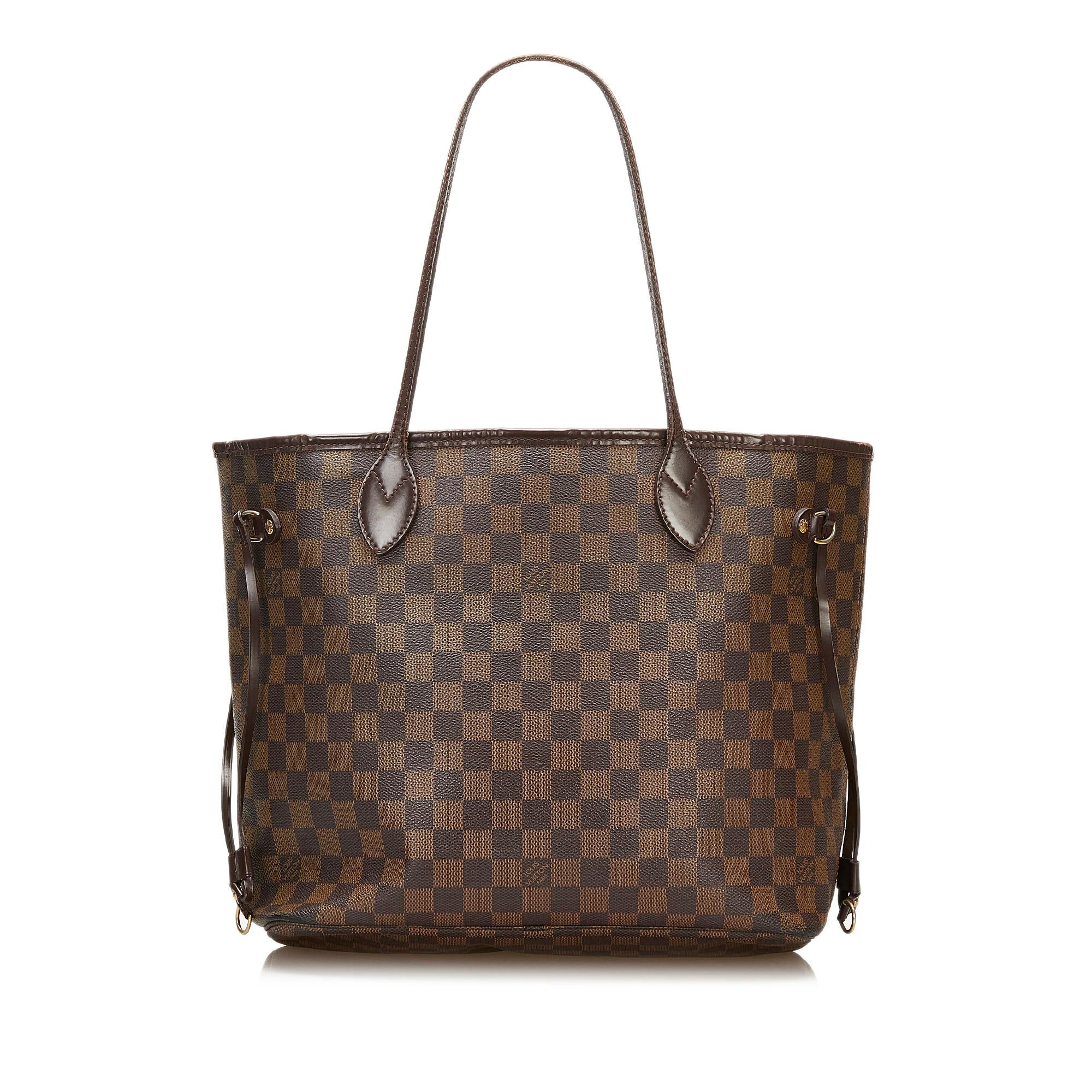 Louis Vuitton Damier Ebene Neverfull MM (SHG-37089)
