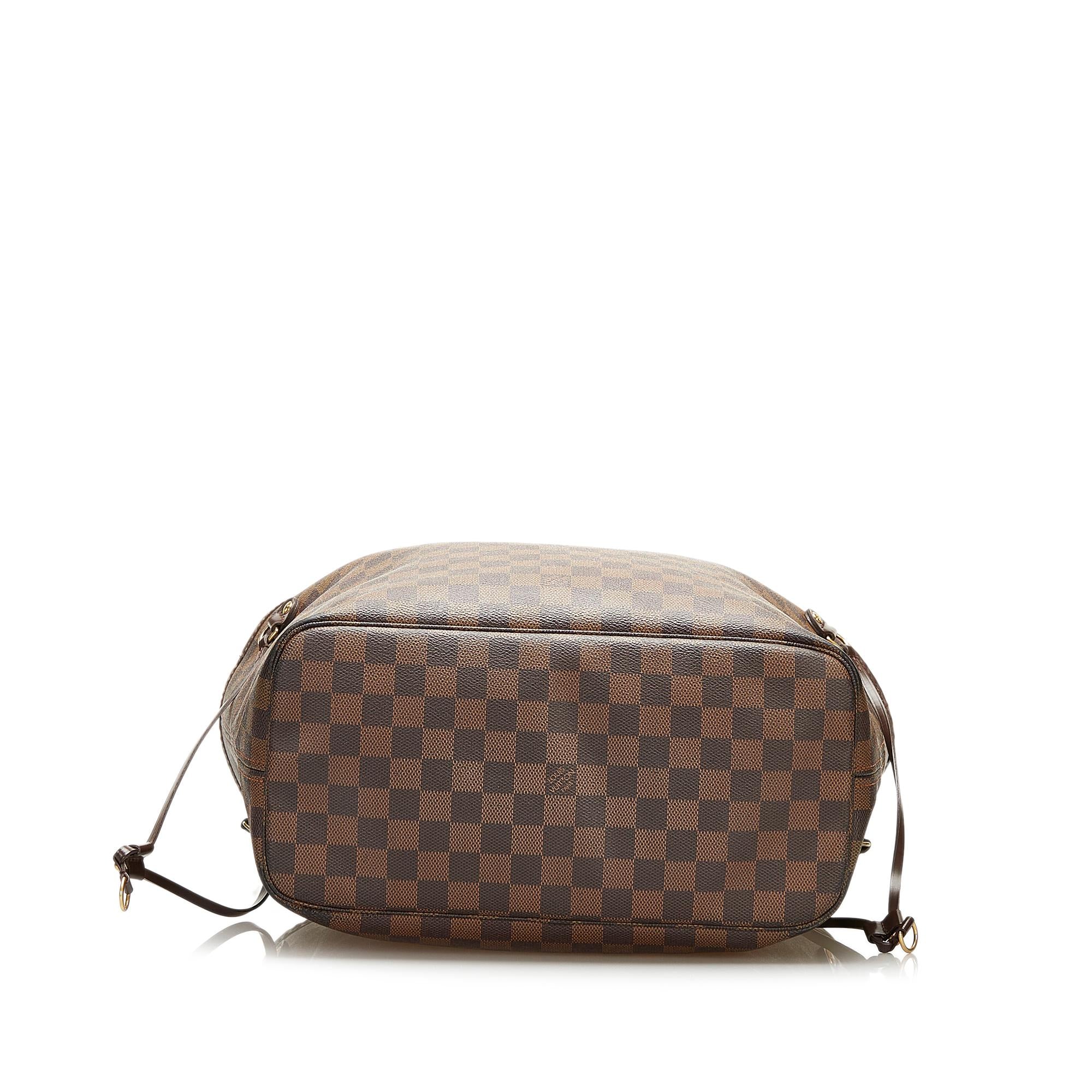Louis Vuitton Damier Ebene Neverfull MM (SHG-37089)