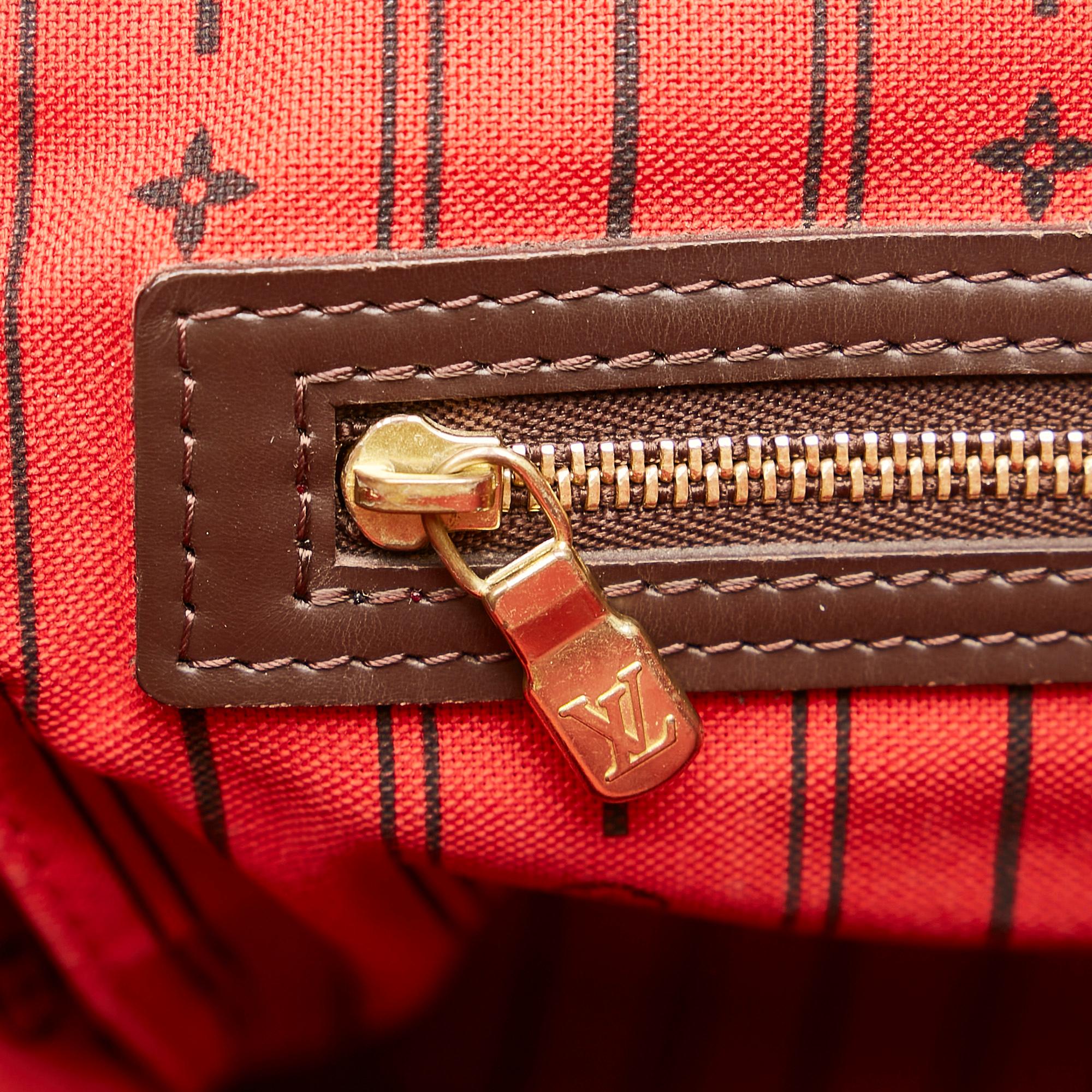 Louis Vuitton Damier Ebene Neverfull MM (SHG-37089)