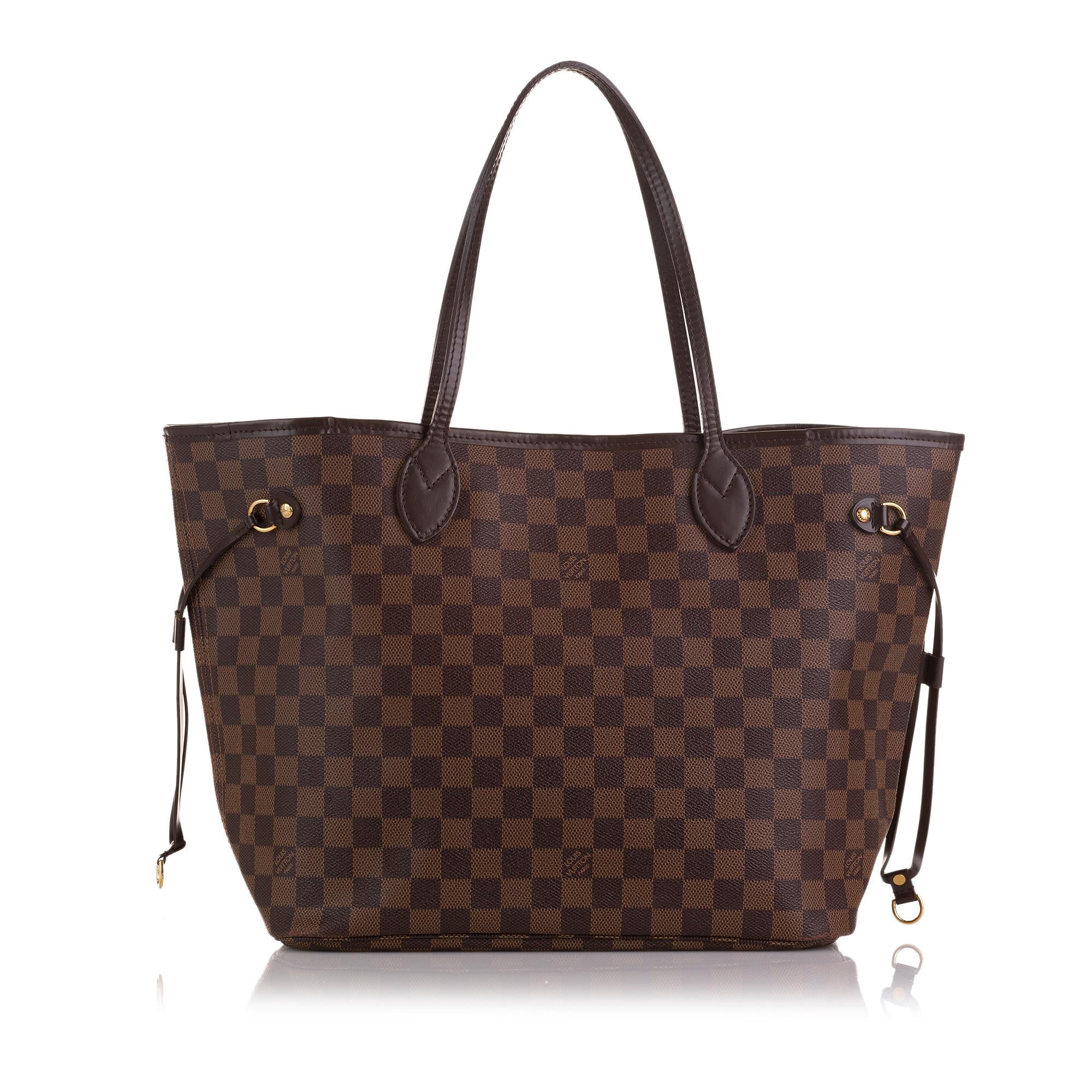 Louis Vuitton Damier Ebene Neverfull MM (SHG-iXDDhR)