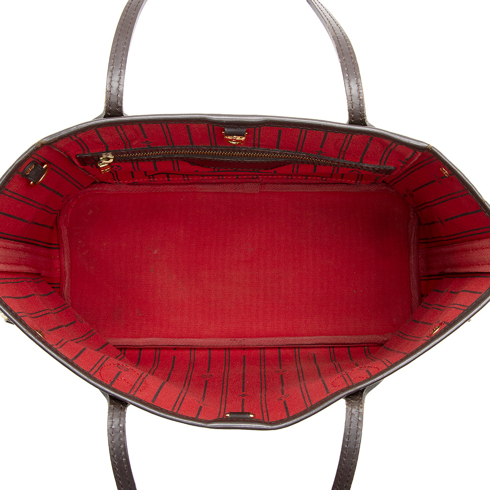 Louis Vuitton Damier Ebene Neverfull PM Tote (SHF-20385)