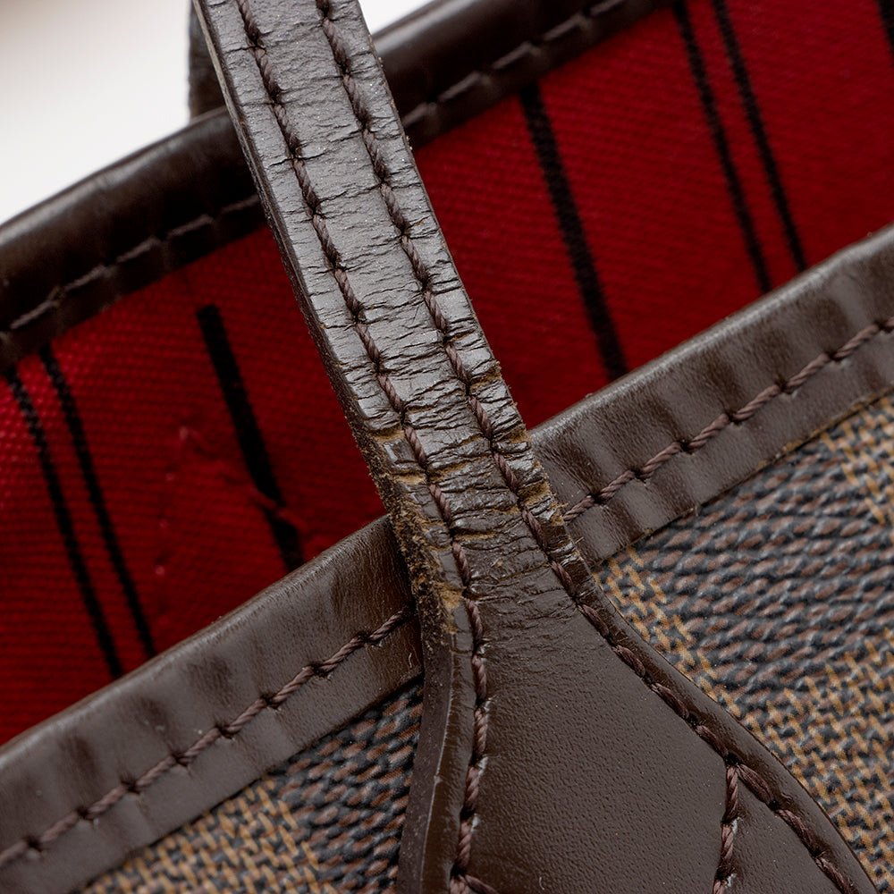 Louis Vuitton Damier Ebene Neverfull PM Tote (SHF-21929)
