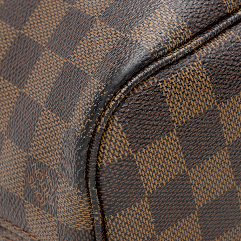 Louis Vuitton Damier Ebene Neverfull PM Tote (SHF-21929)