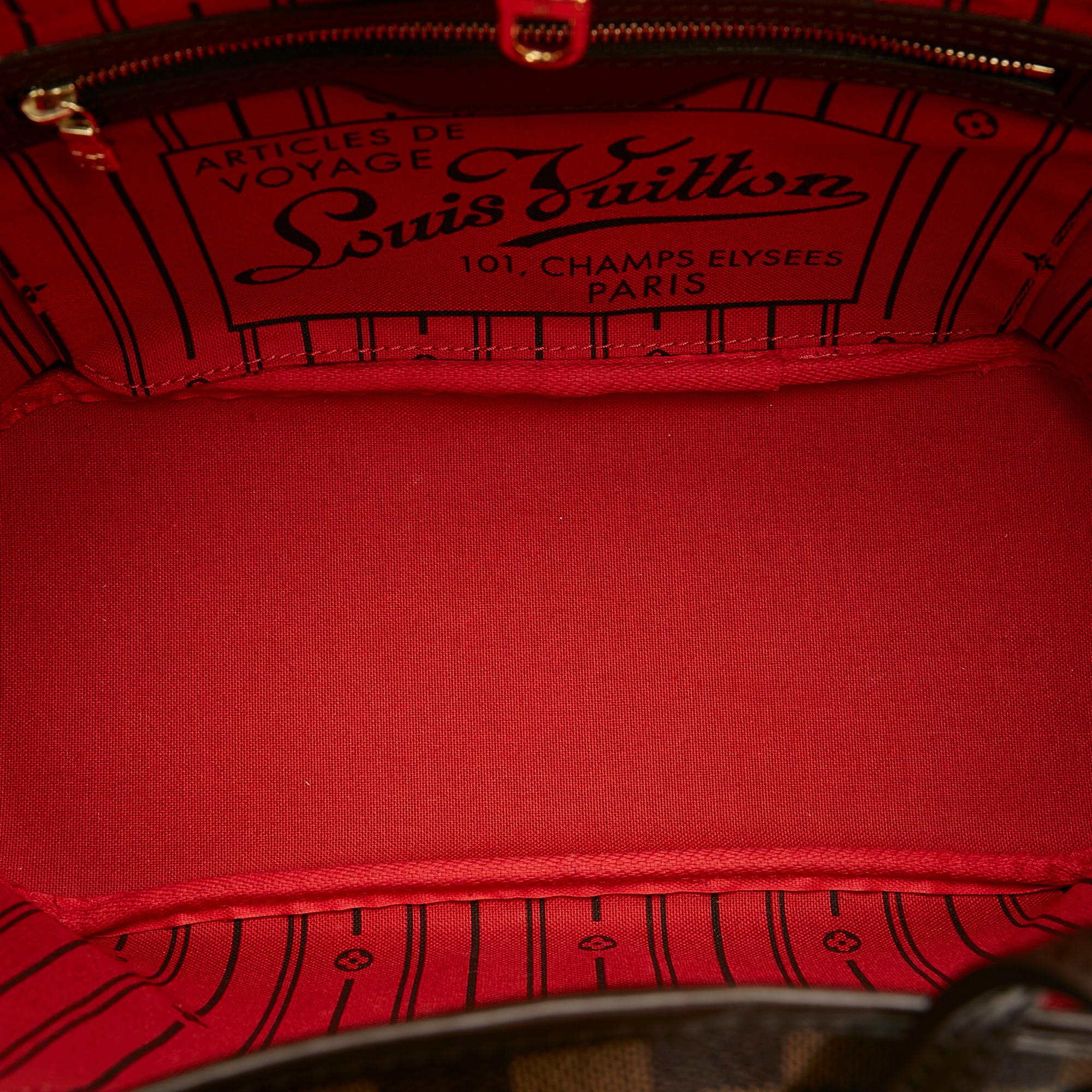 Louis Vuitton Damier Ebene Neverfull PM (SHG-36051)