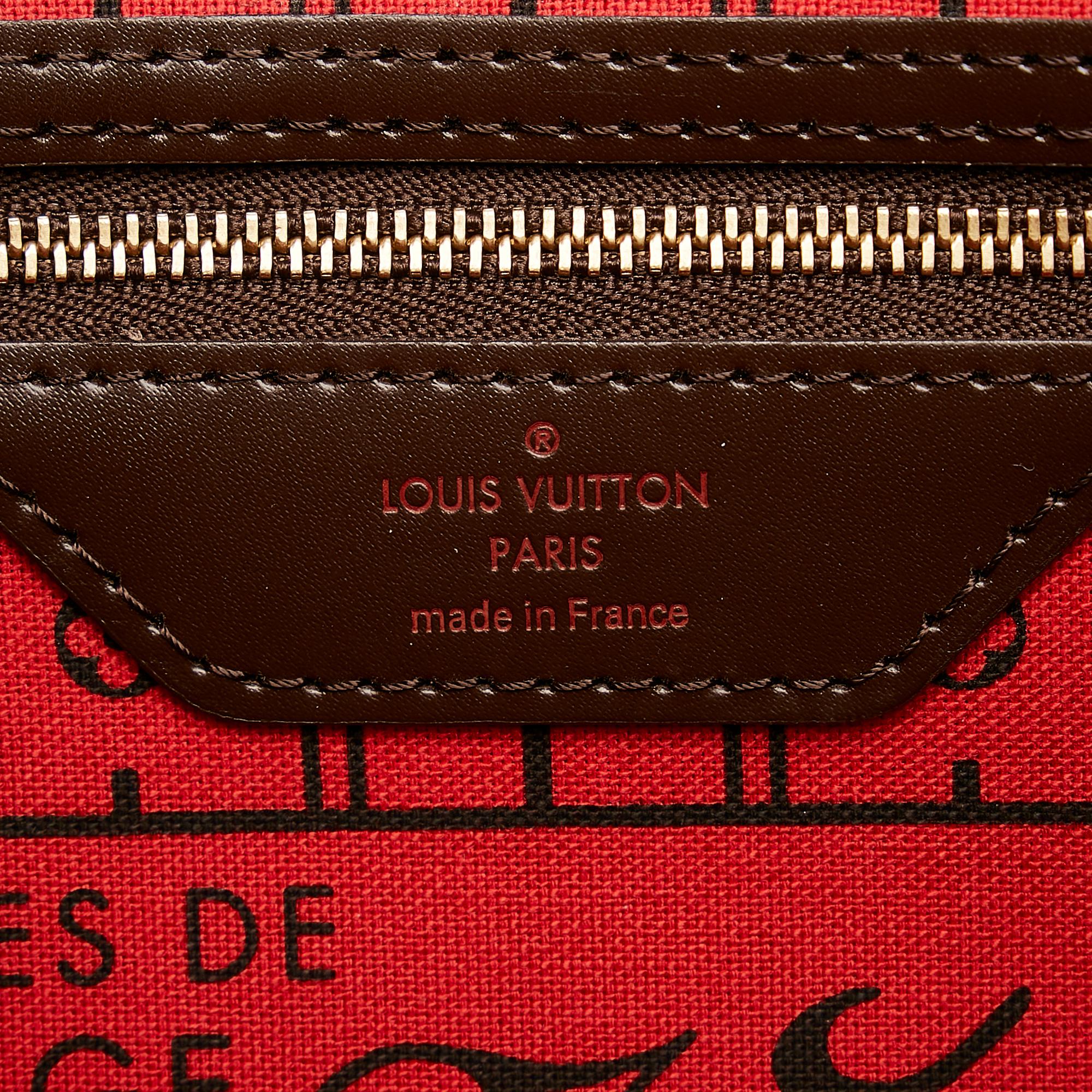 Louis Vuitton Damier Ebene Neverfull PM (SHG-36051)
