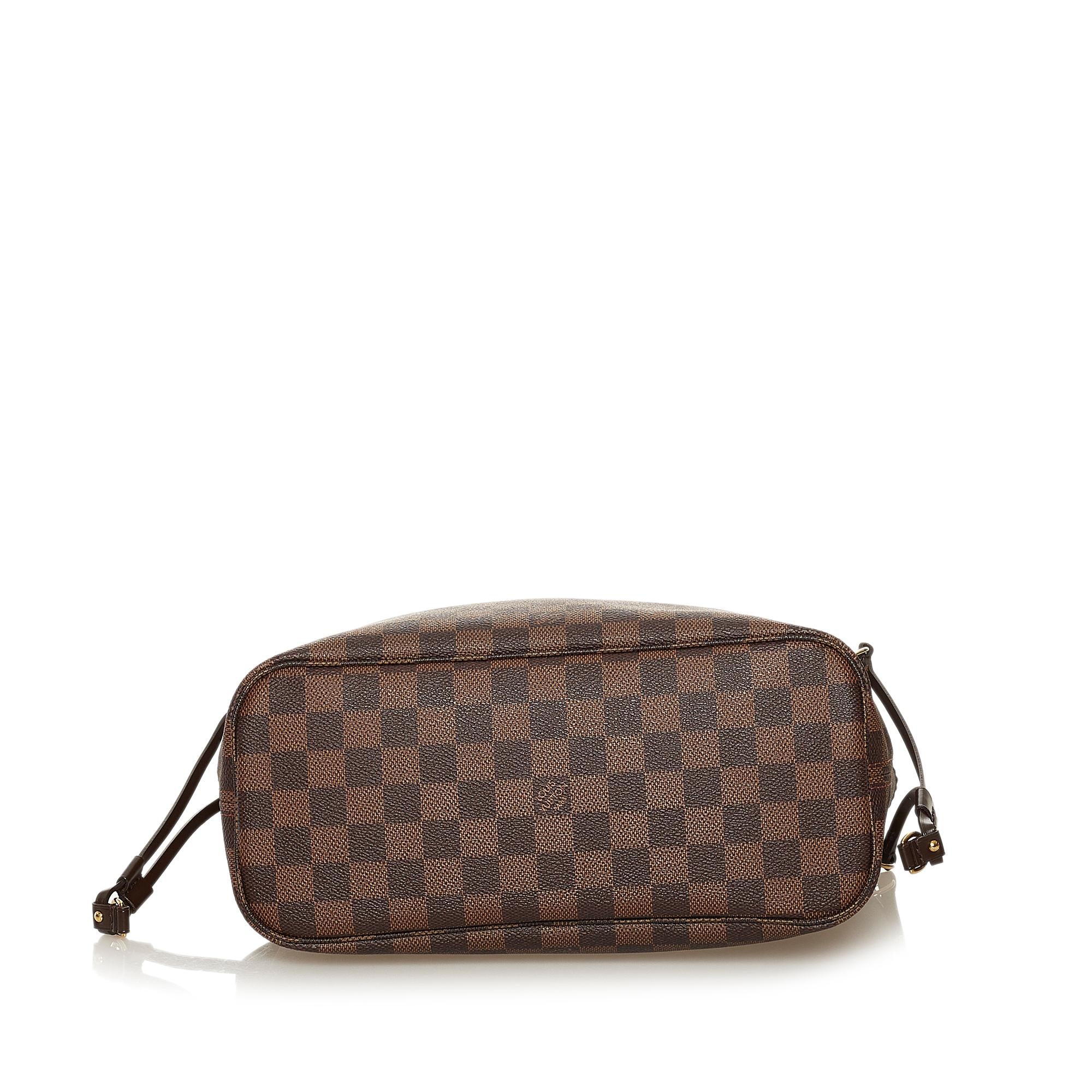 Louis Vuitton Damier Ebene Neverfull PM (SHG-36721)