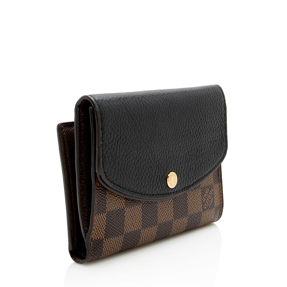 Louis Vuitton Damier Ebene Normandy Compact Wallet (SHF-17423)