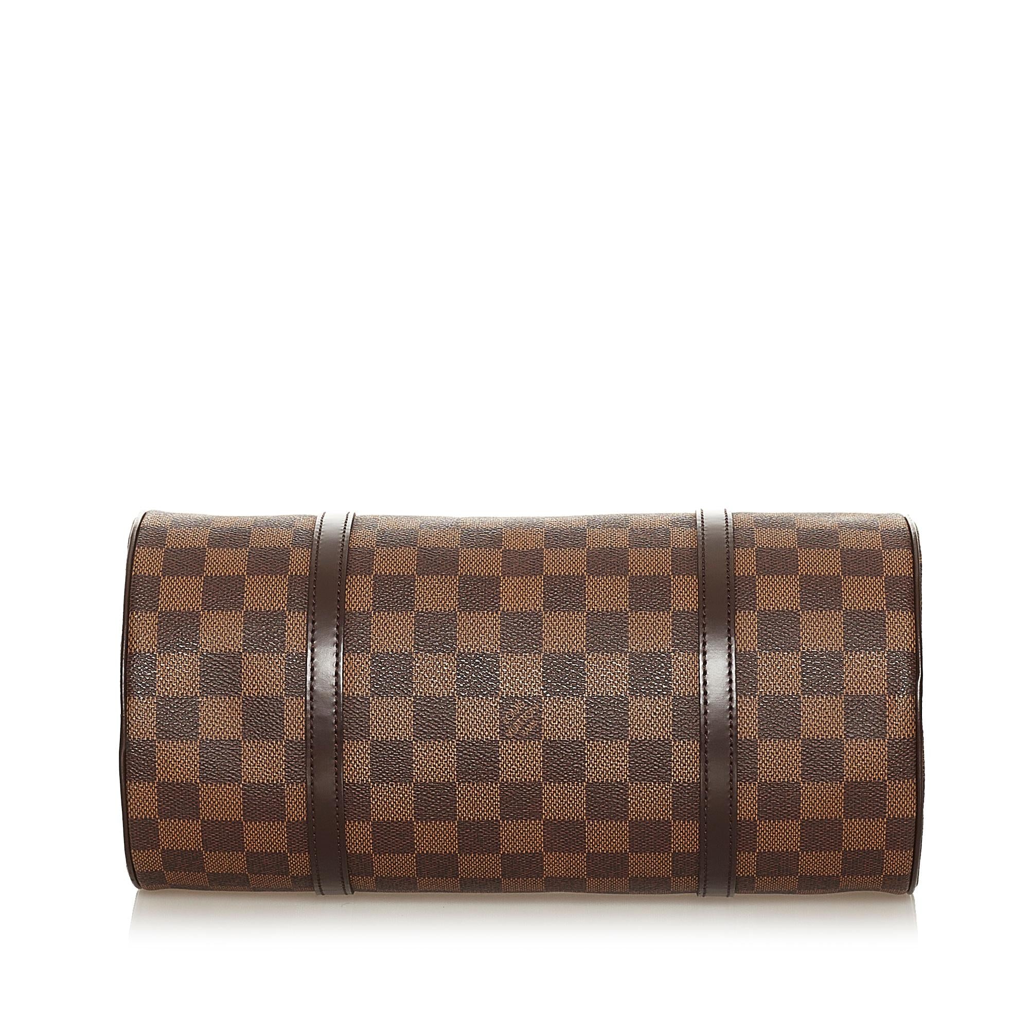 Louis Vuitton Damier Ebene Papillon 30 (SHG-34620)