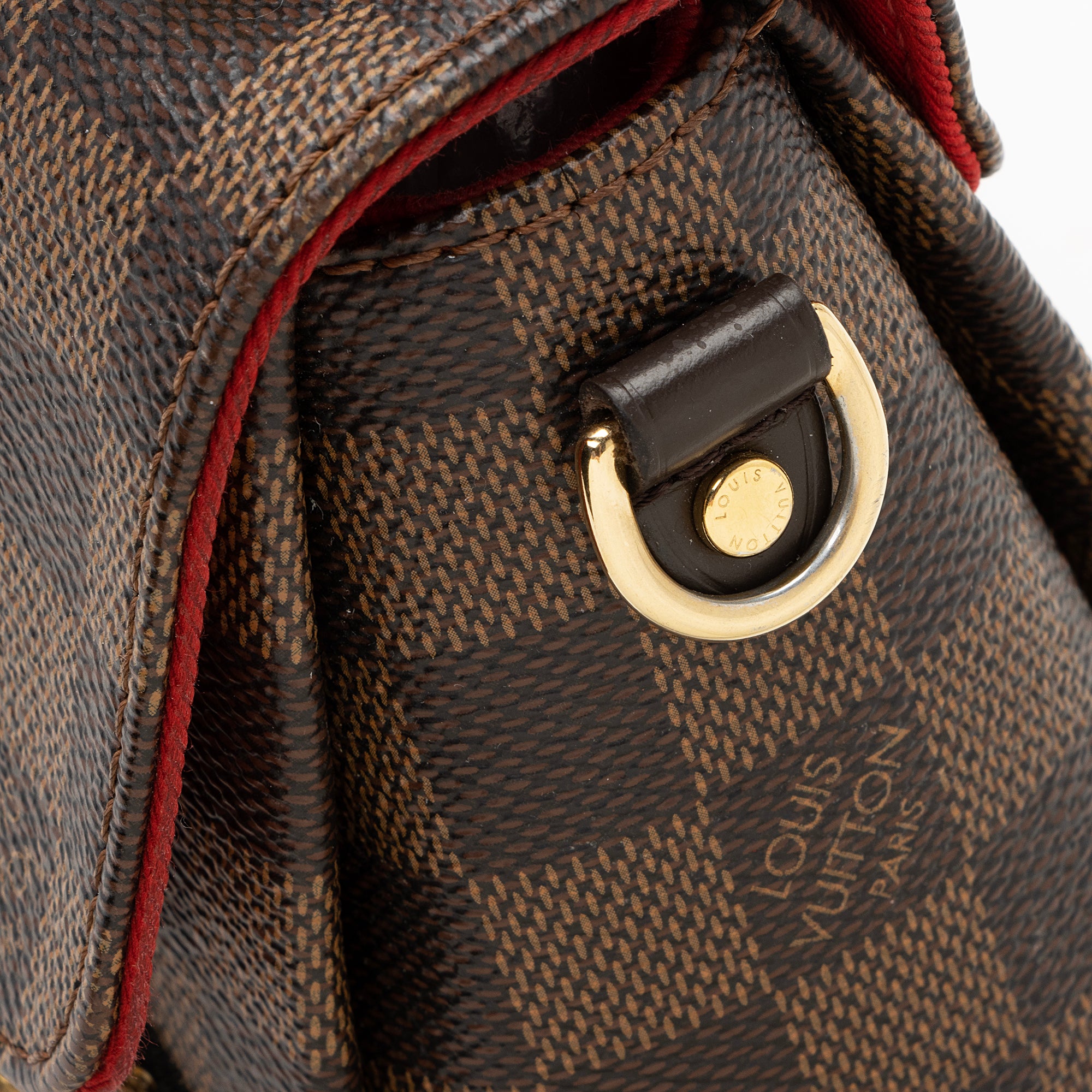 Louis Vuitton Limited Edition Damier Ebene Patches Croisette Shoulder Bag (SHF-22655)