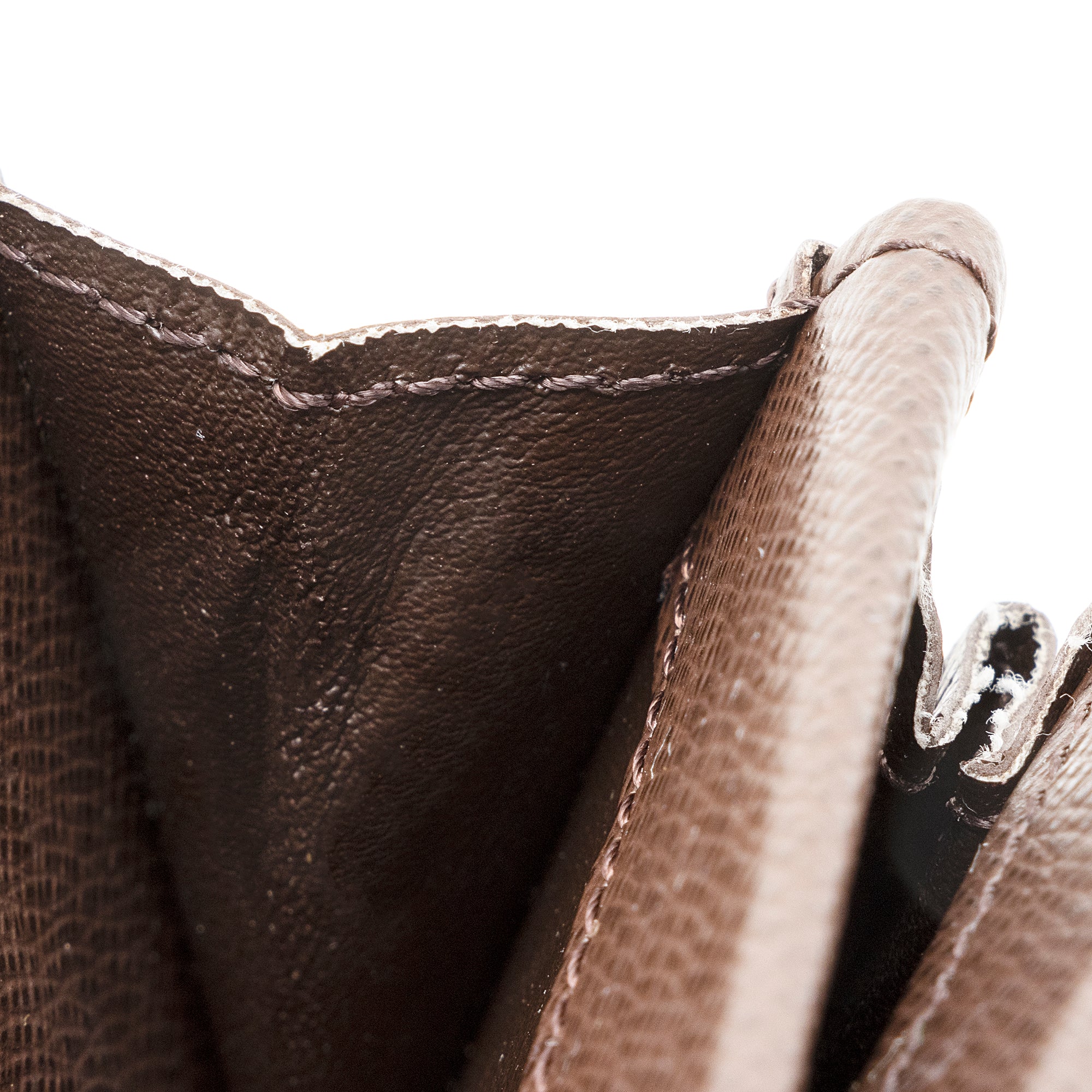 Louis Vuitton Damier Ebene Porte Monnaie Plat Coin Purse (SHF-22251)