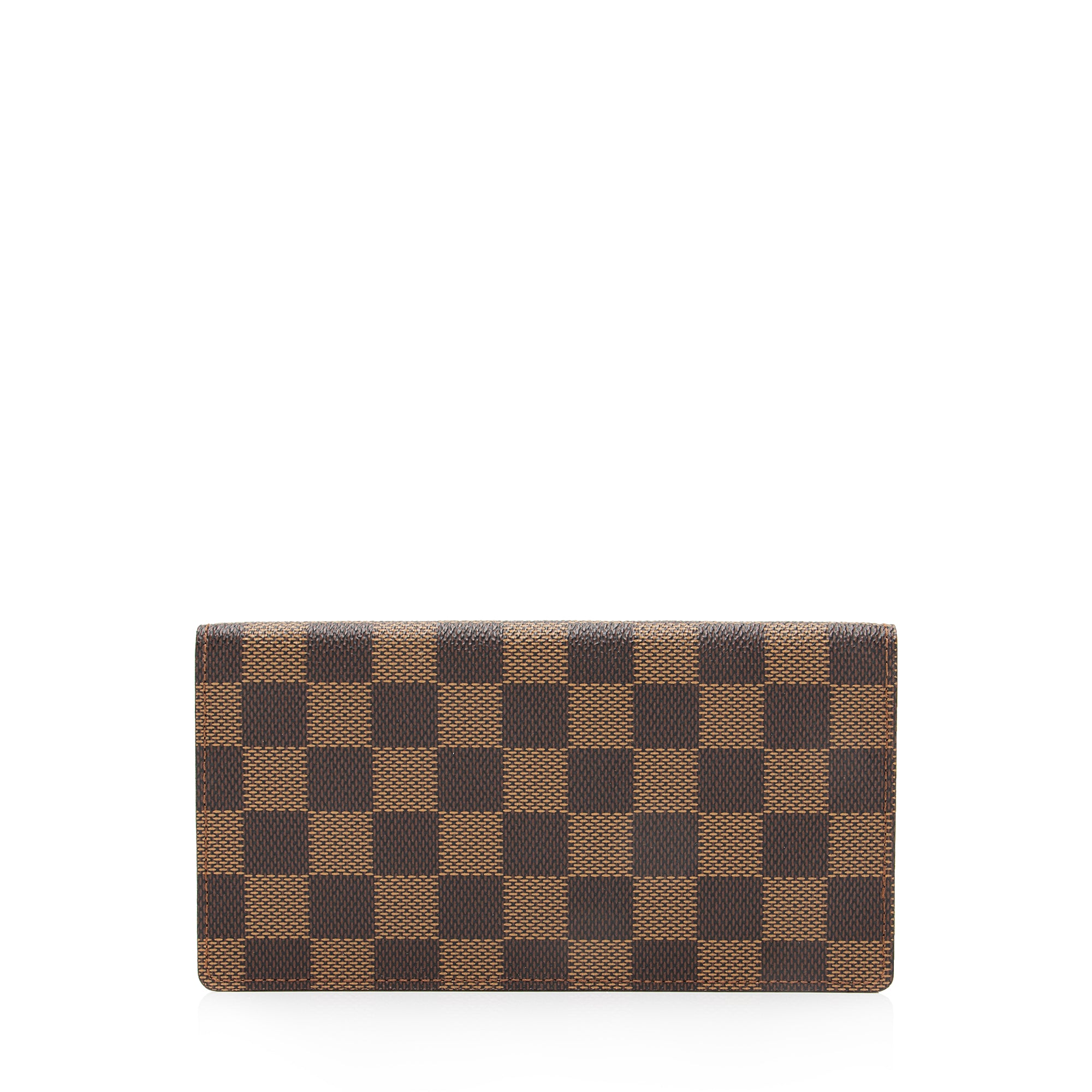 Louis Vuitton Damier Ebene Porte Valeurs Cartes Card Holder (SHF-23510)