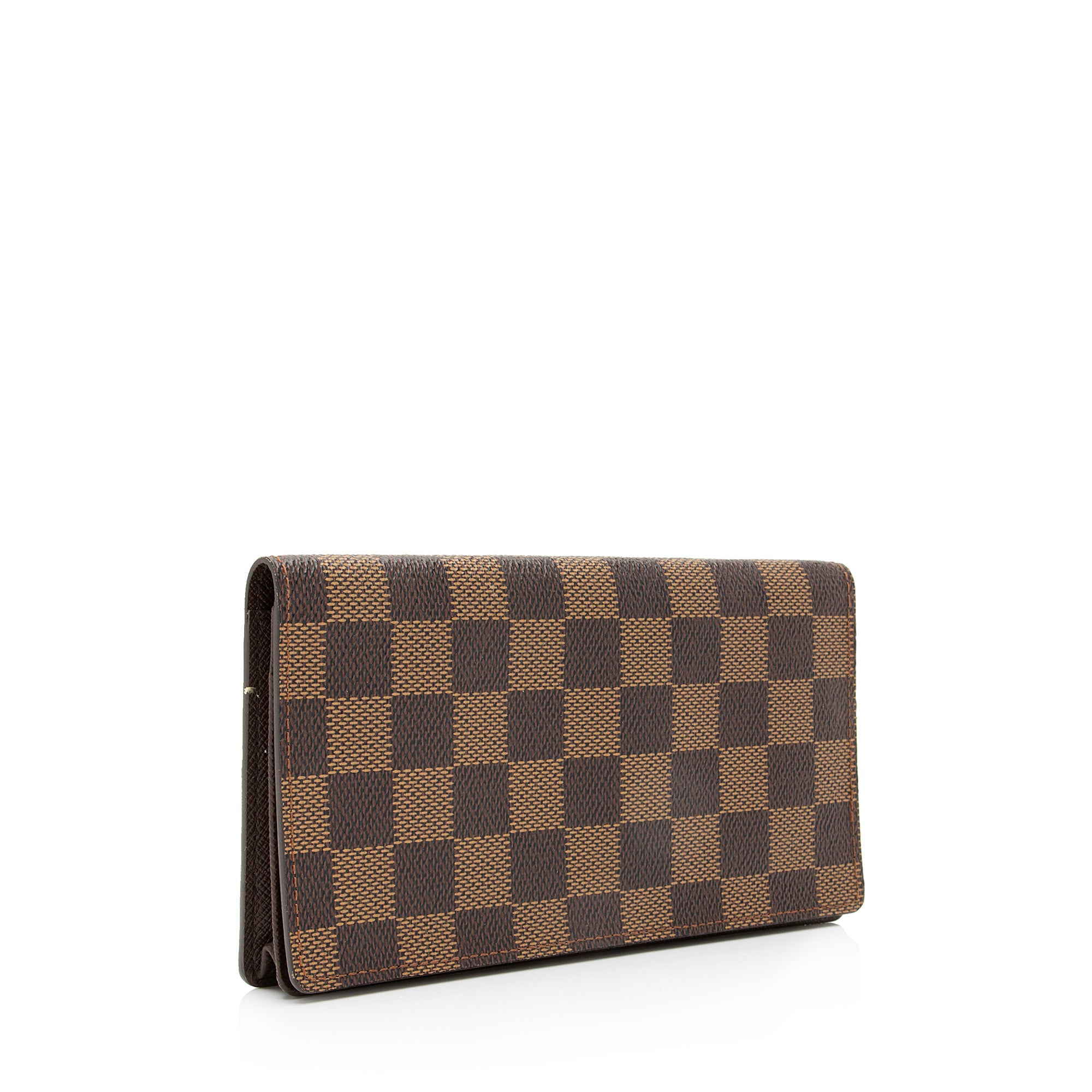 Louis Vuitton Damier Ebene Porte Valeurs Cartes Card Holder (SHF-23510)