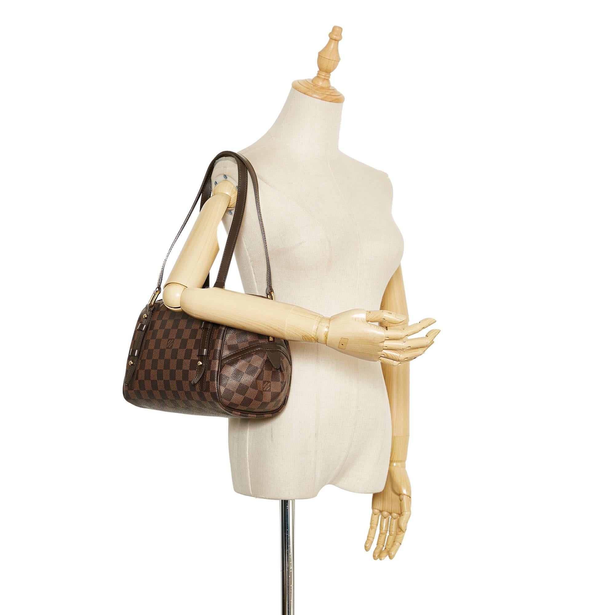 Louis Vuitton Damier Ebene Rivington PM (SHG-NaH0rE)