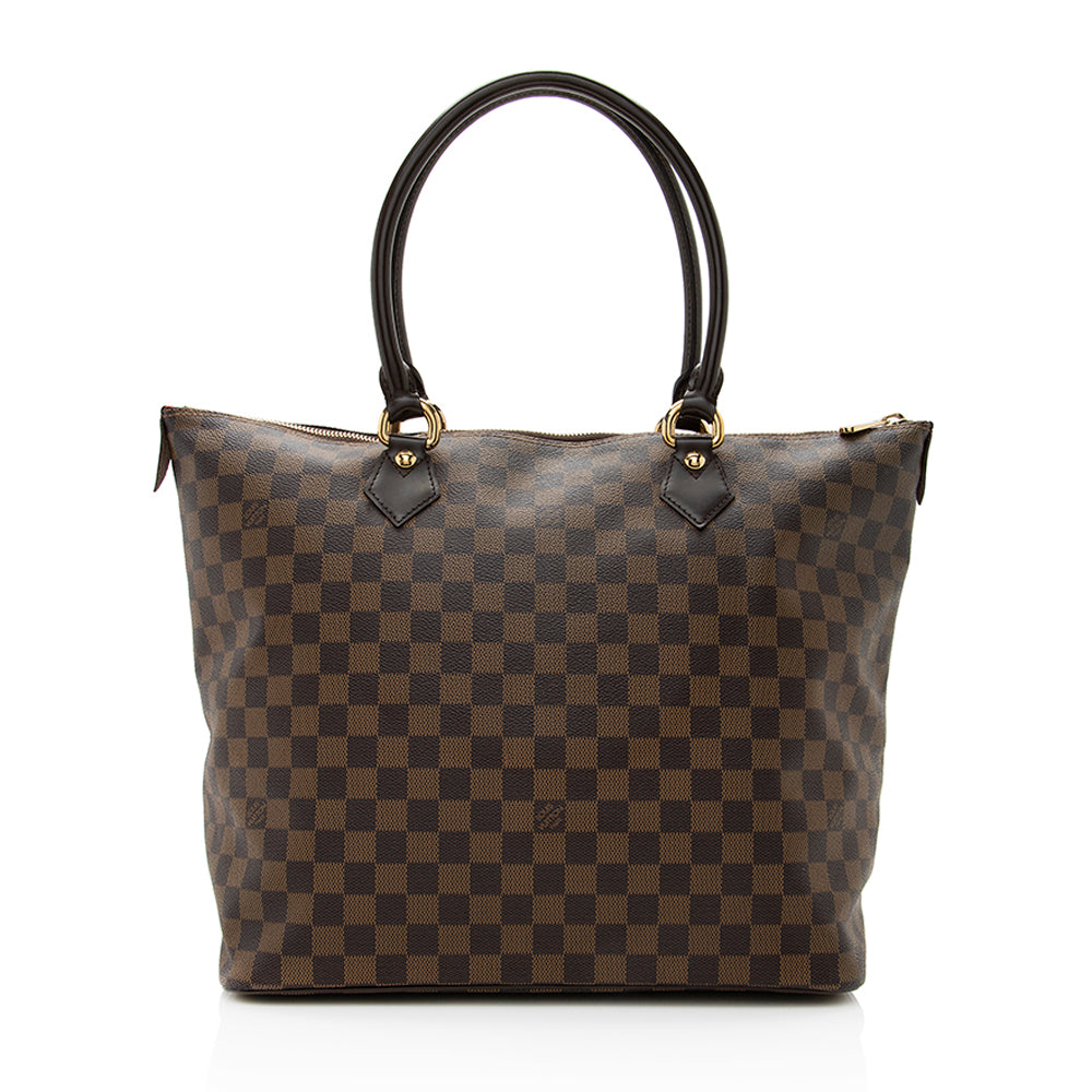 Louis Vuitton Damier Ebene Saleya GM Tote (SHF-19393)