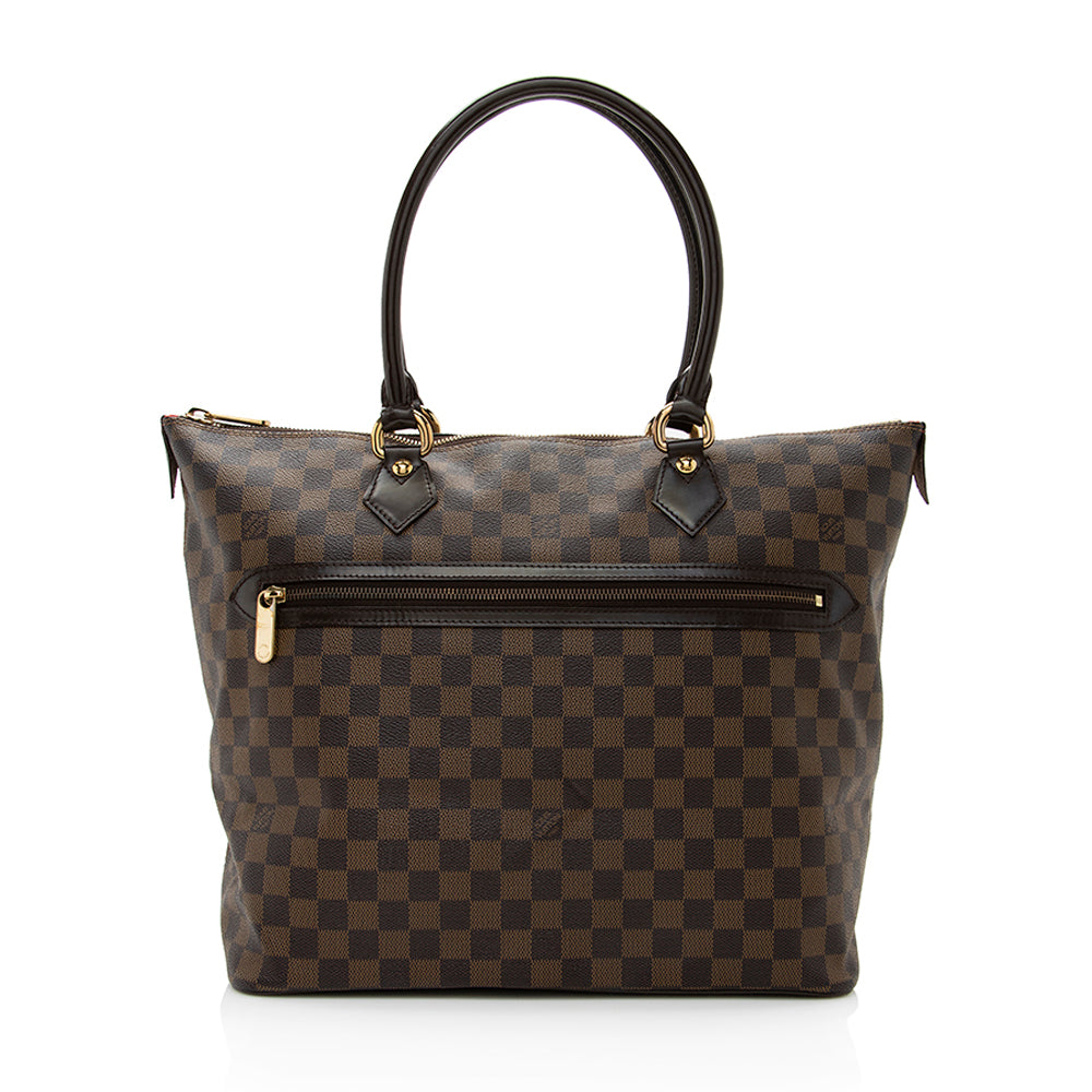 Louis Vuitton Damier Ebene Saleya GM Tote (SHF-19393)