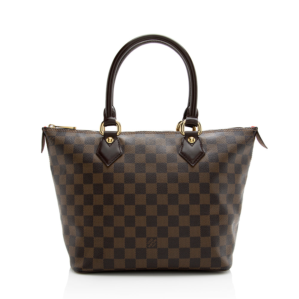 Louis Vuitton Damier Ebene Saleya PM Tote (SHF-22062)