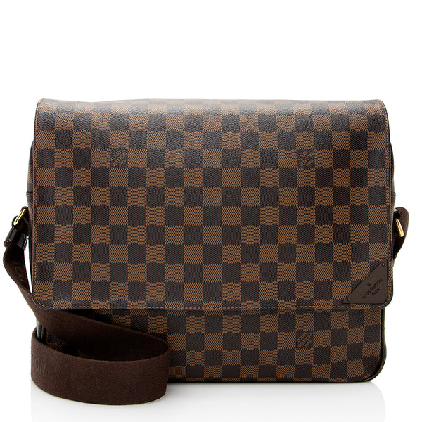 Louis Vuitton Damier Ebene Shelton MM Messenger Bag (SHF-21027) – LuxeDH