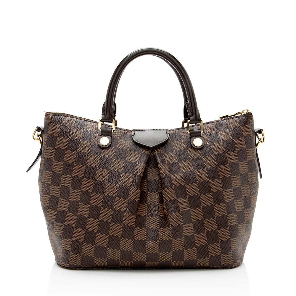 Louis Vuitton Damier Ebene Siena PM Satchel (SHF-19336)