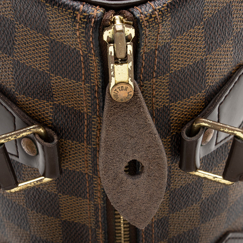 Louis Vuitton Damier Ebene Speedy 25 Satchel (SHF-22073)