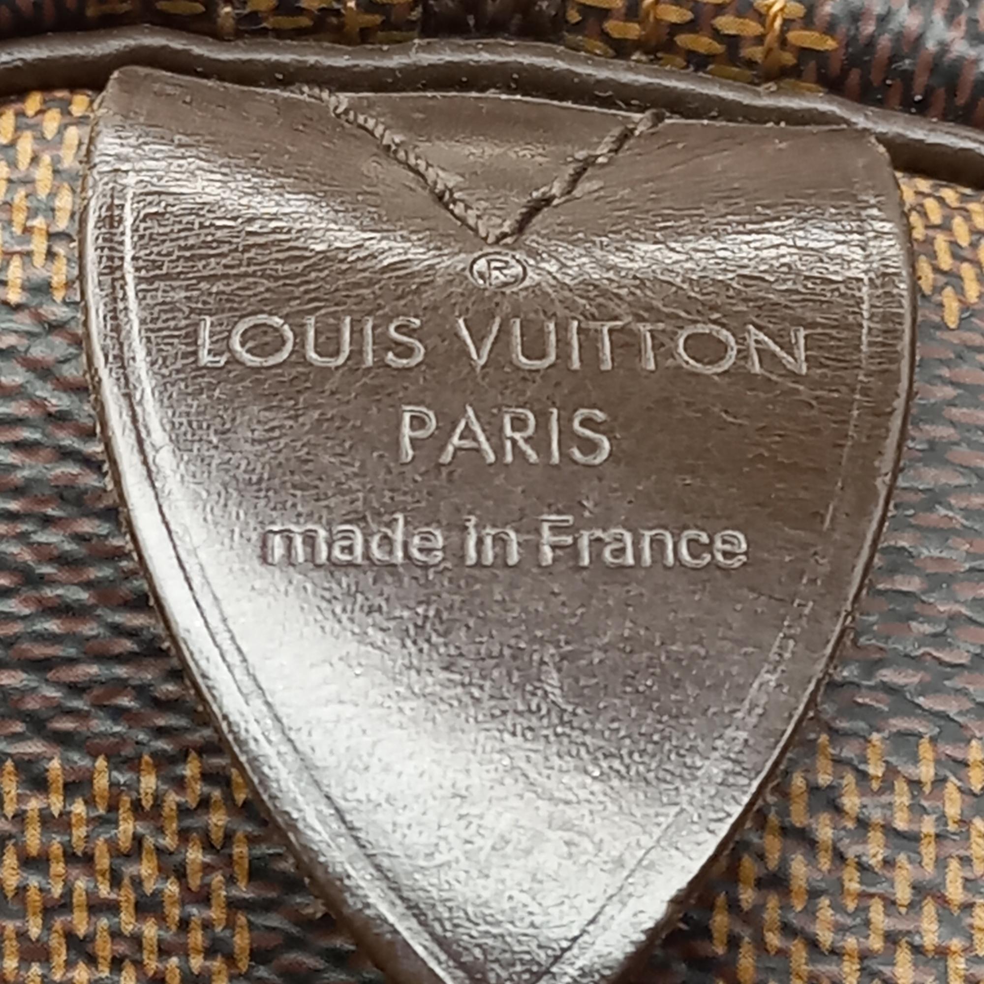 Louis Vuitton Damier Ebene Speedy 30 (SHG-35537)