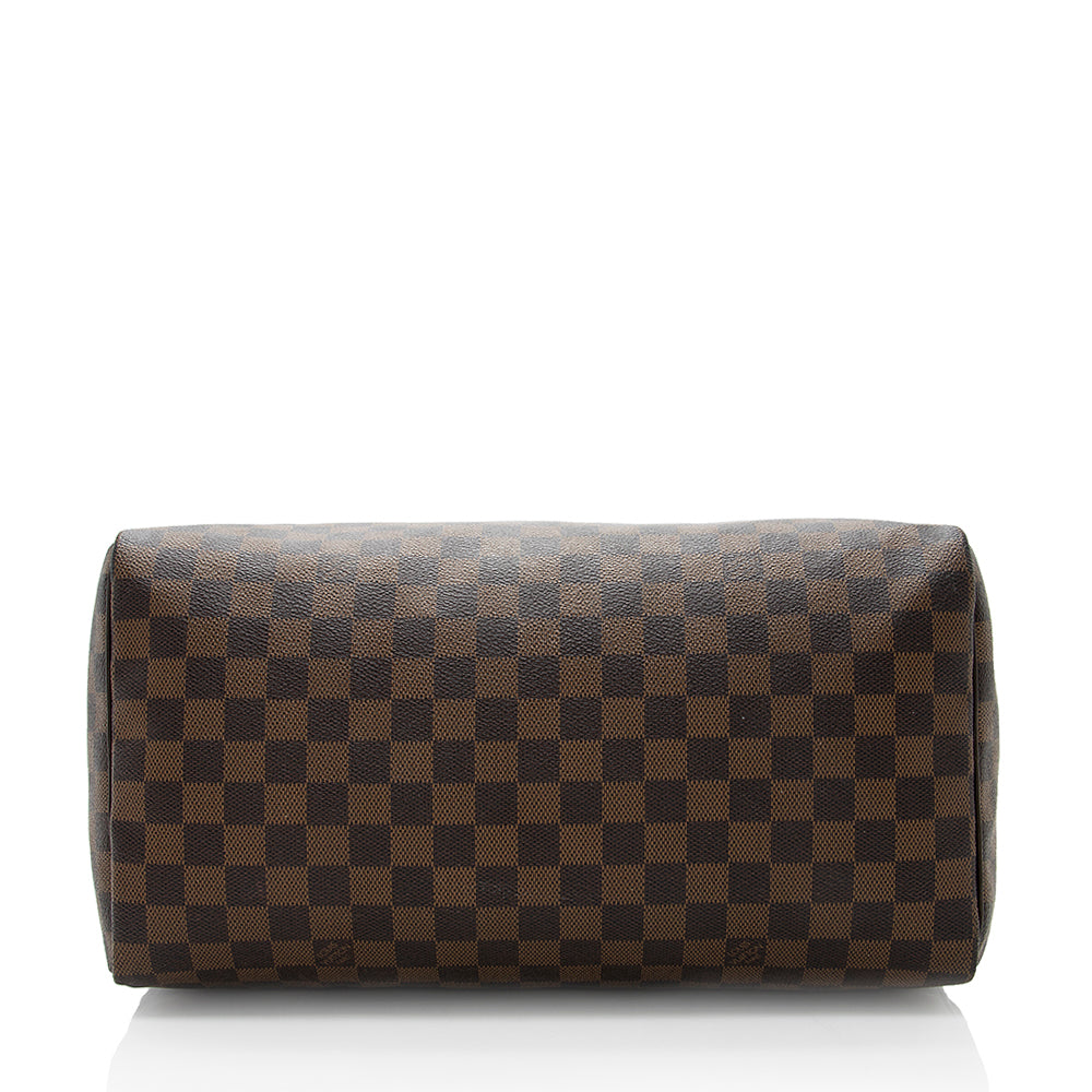 Louis Vuitton Damier Ebene Speedy 35 Satchel (SHF-18312)
