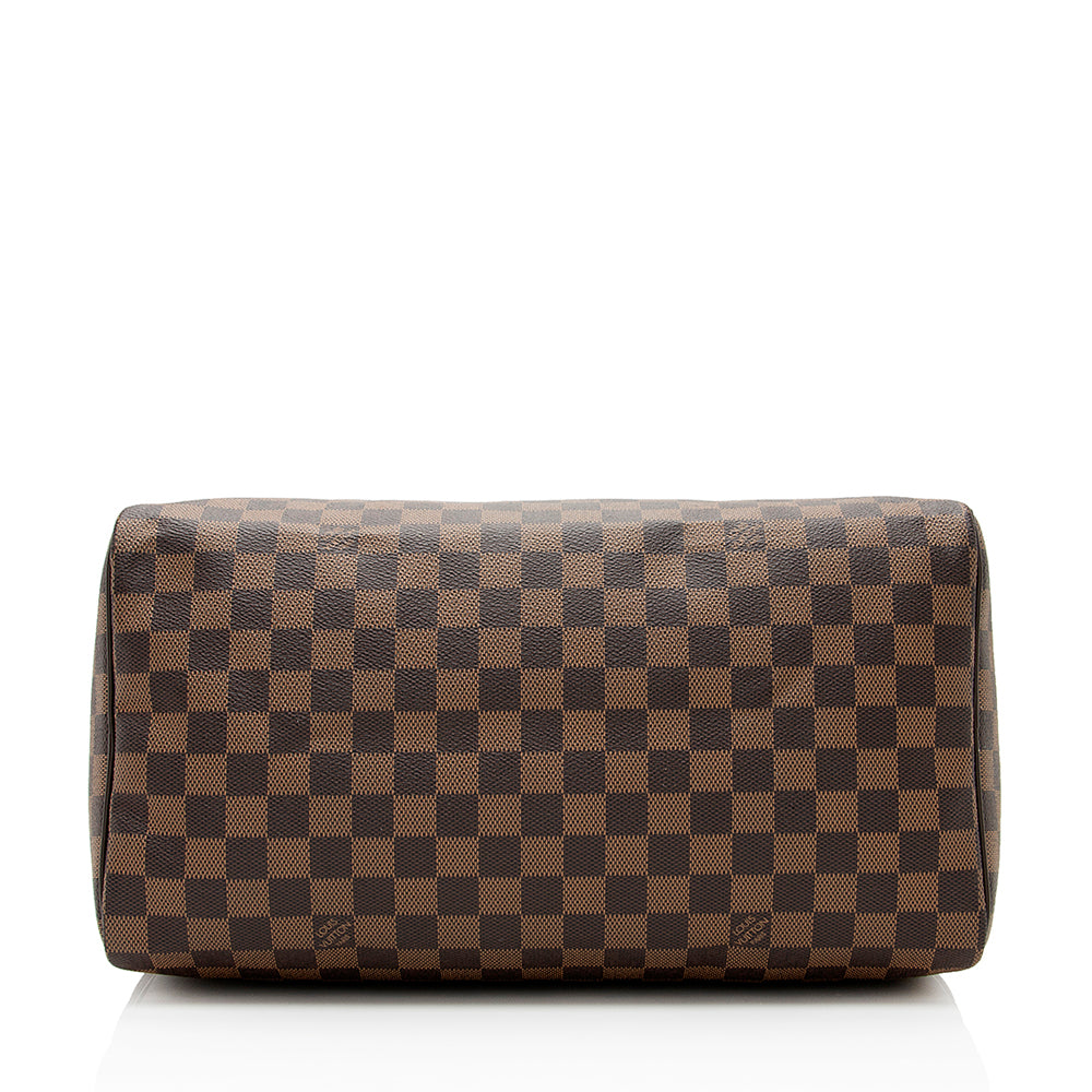 Louis Vuitton Damier Ebene Speedy 35 Satchel (SHF-20582)