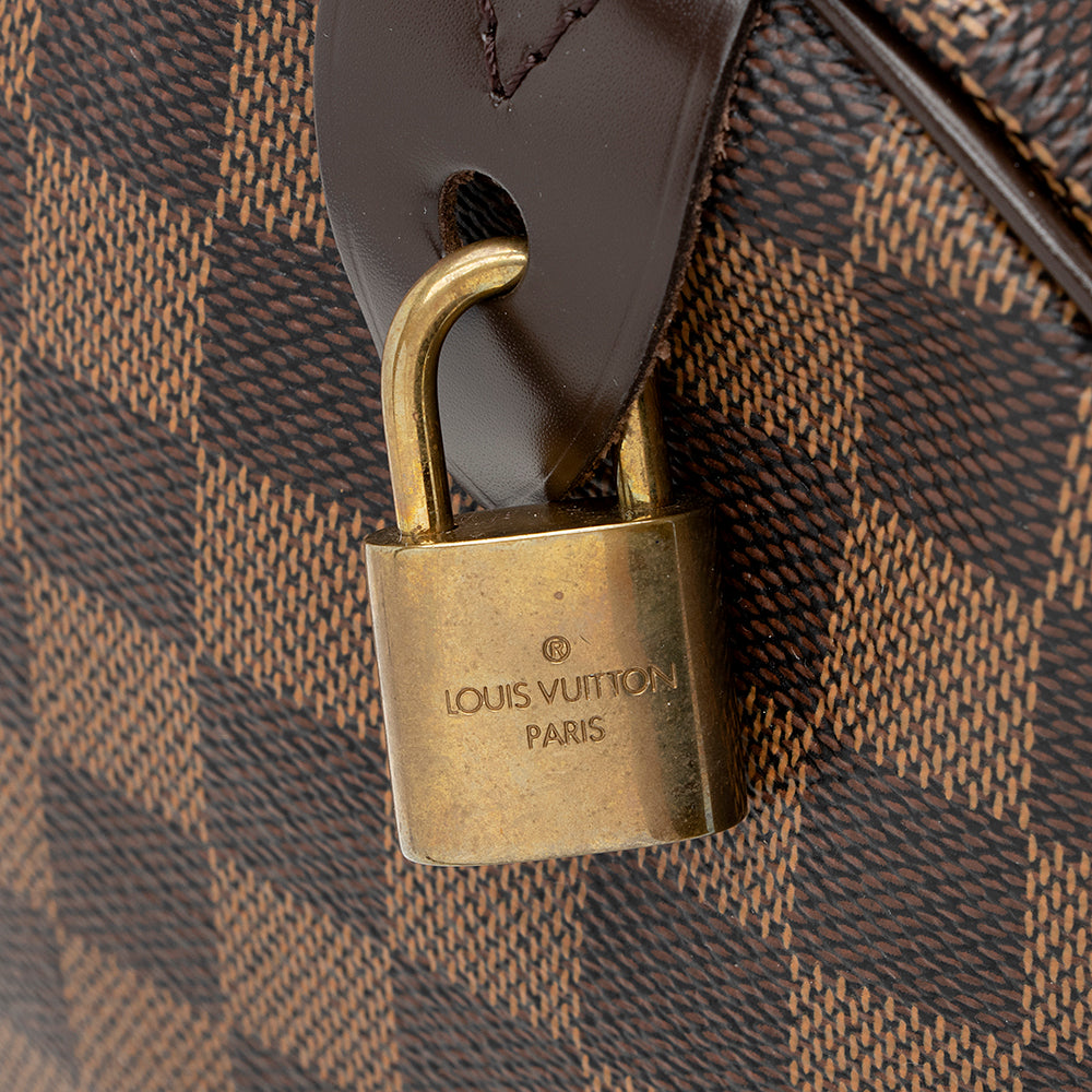 Louis Vuitton Damier Ebene Speedy 35 Satchel (SHF-20582)