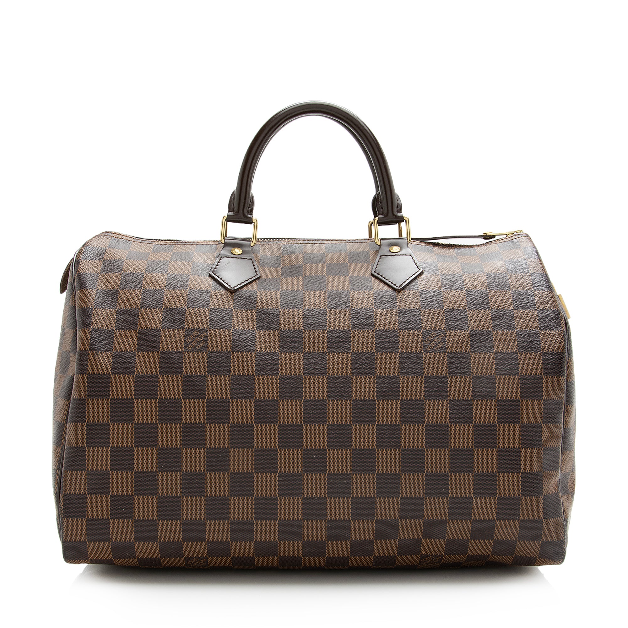 Louis Vuitton Damier Ebene Speedy 35 Satchel (SHF-22618)
