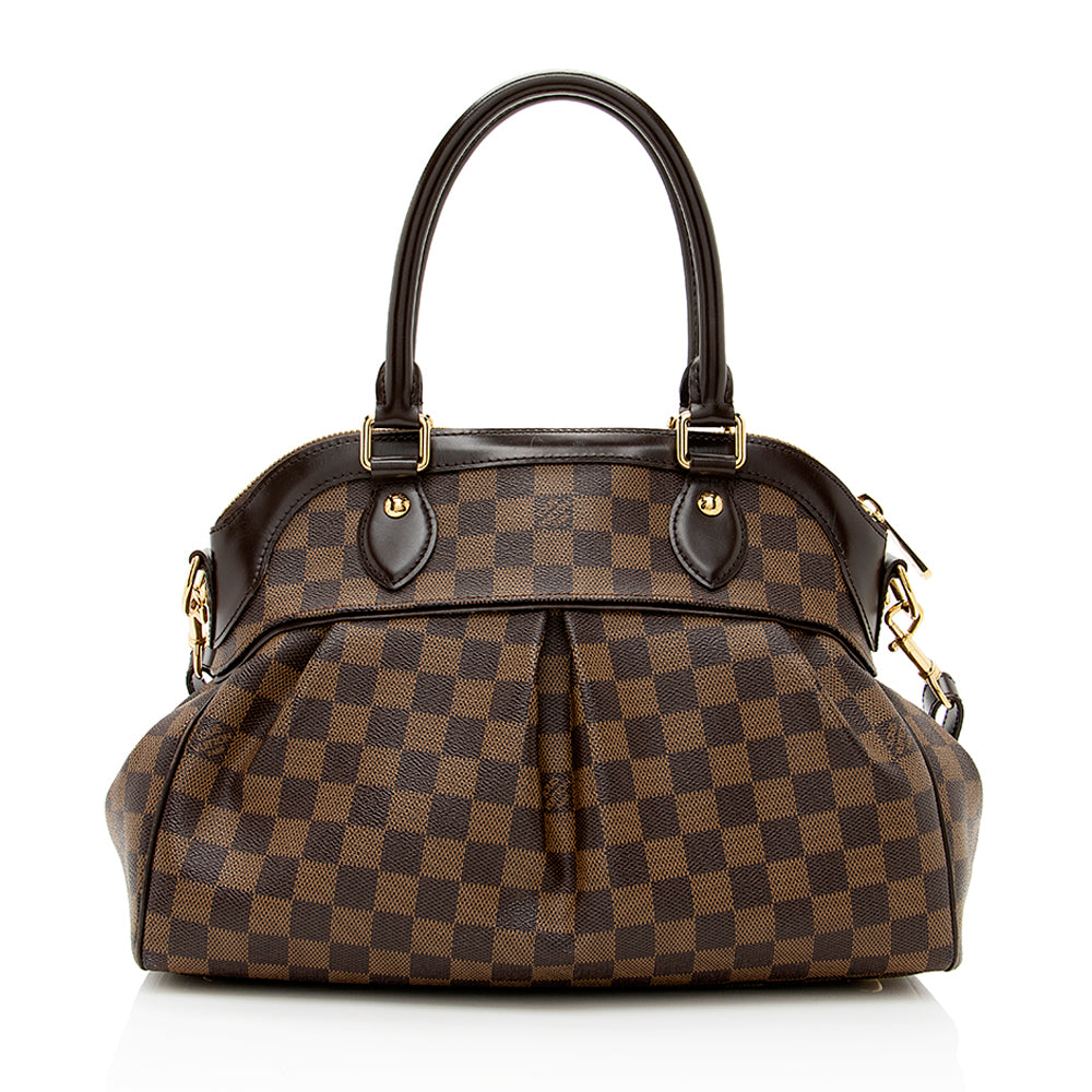 Louis Vuitton Damier Ebene Trevi PM Satchel (SHF-18950)