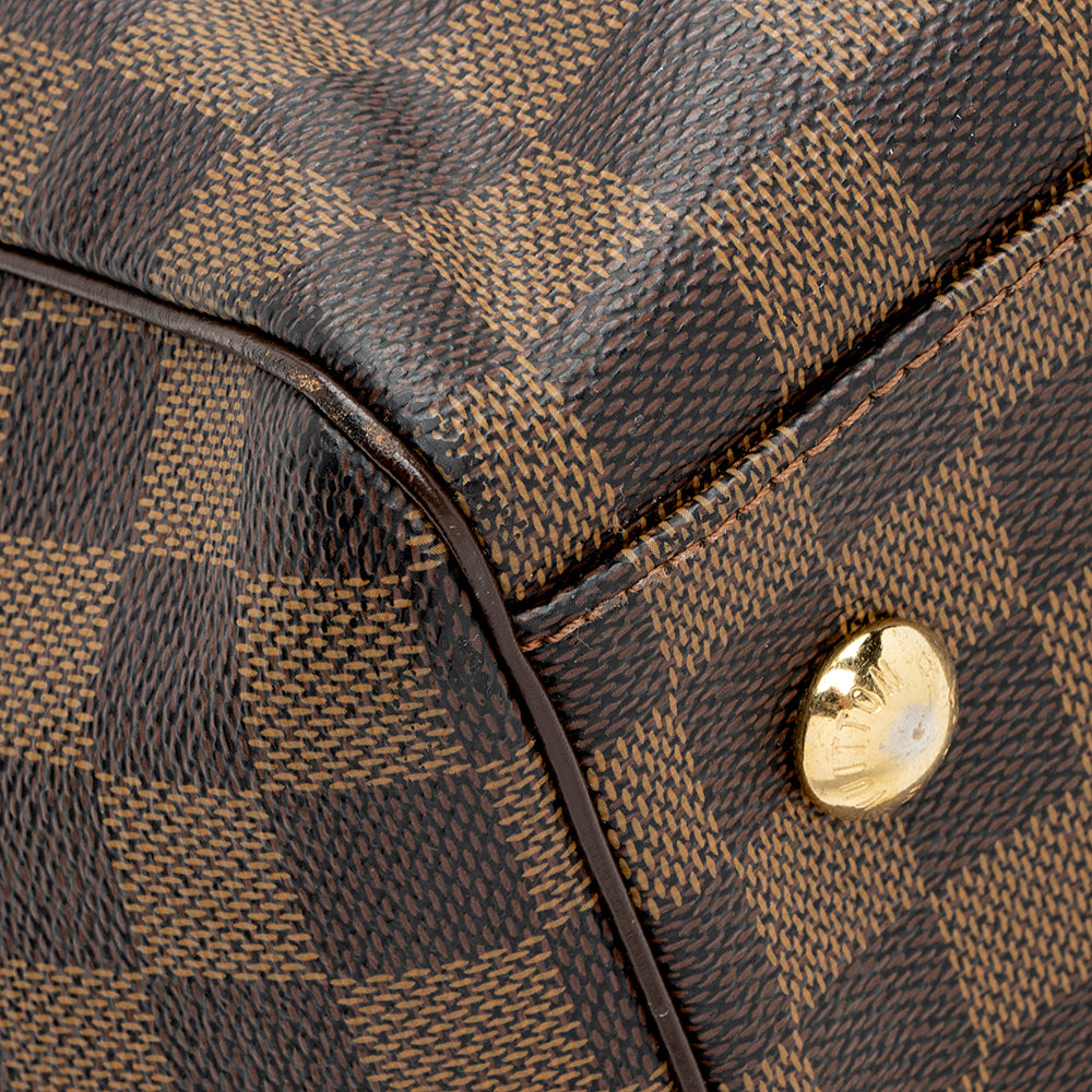 Louis Vuitton Damier Ebene Trevi PM Satchel (SHF-21325)
