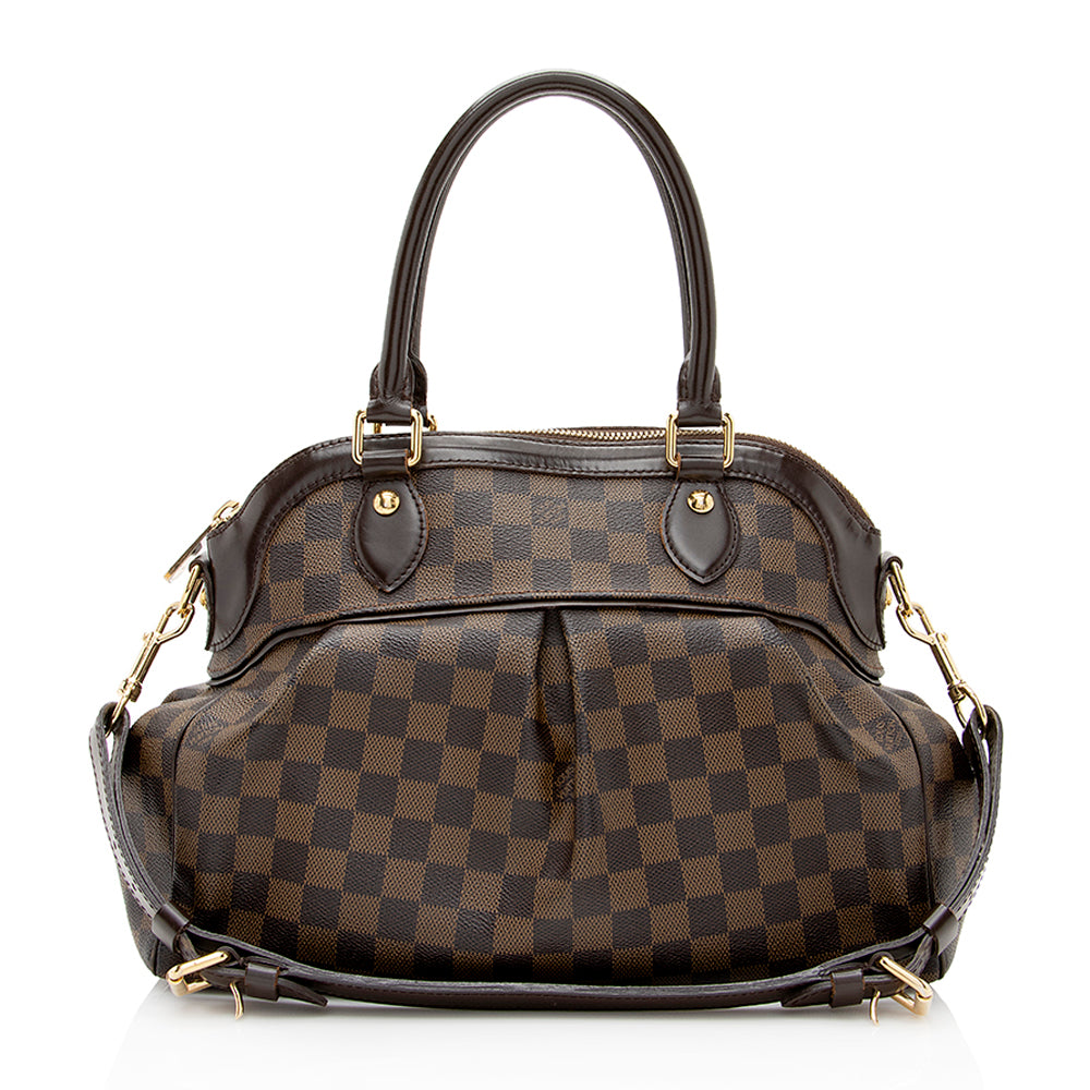 Louis Vuitton Damier Ebene Trevi PM Satchel (SHF-21325)