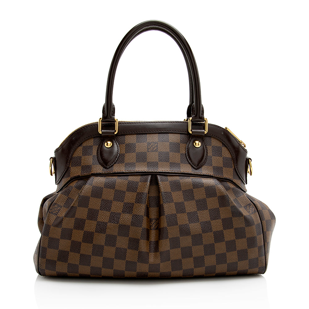 Louis Vuitton Damier Ebene Trevi PM Satchel (SHF-22029)