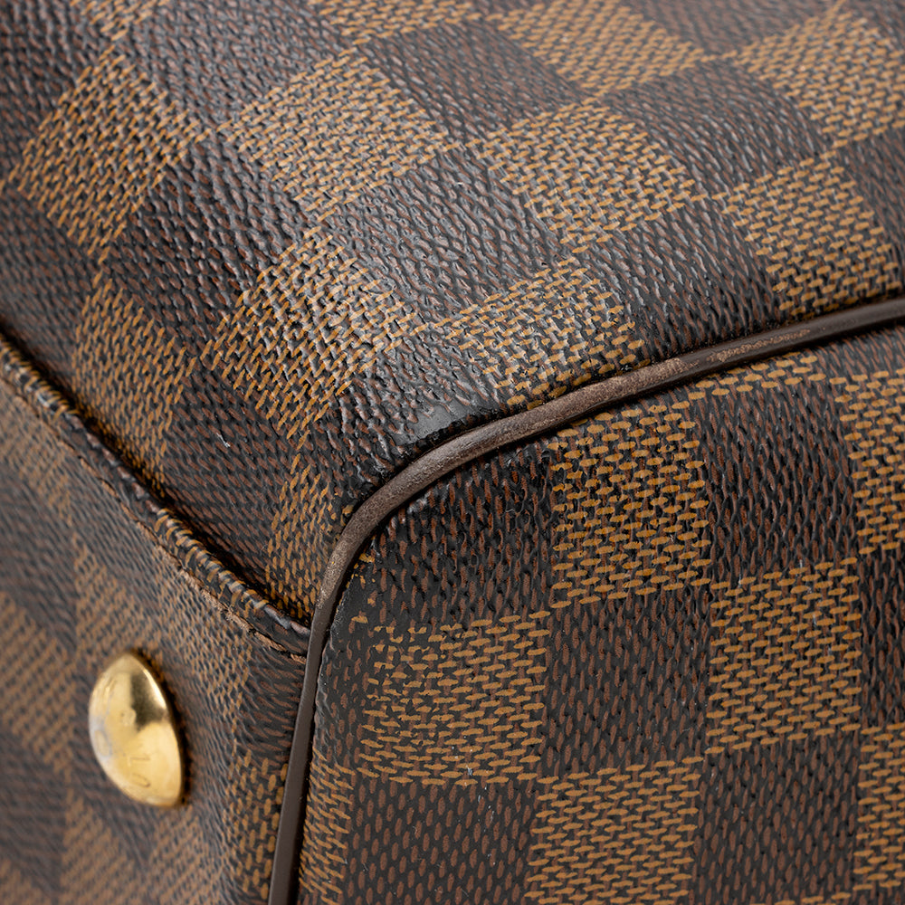 Louis Vuitton Damier Ebene Trevi PM Satchel (SHF-22029)