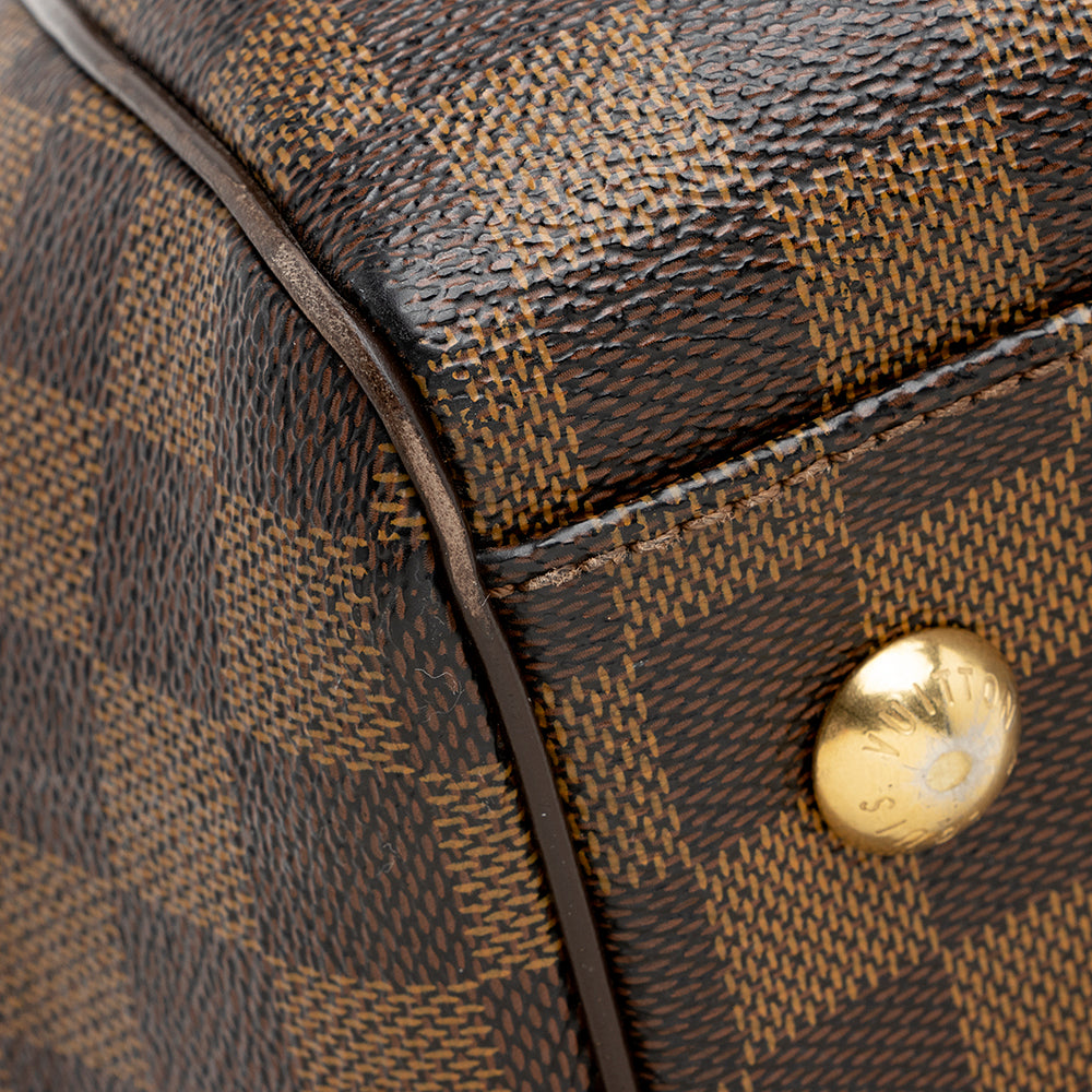 Louis Vuitton Damier Ebene Trevi PM Satchel (SHF-22029)