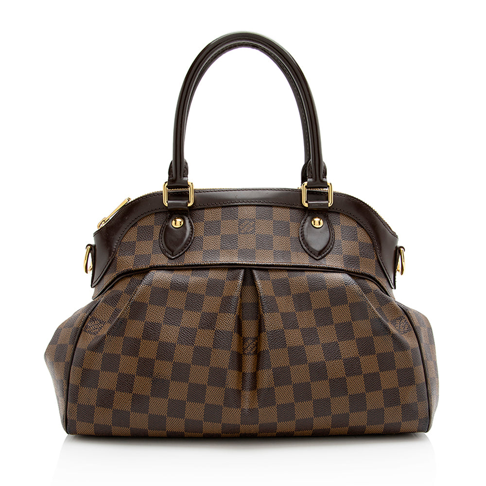 Louis Vuitton Damier Ebene Trevi PM Satchel (SHF-22029)