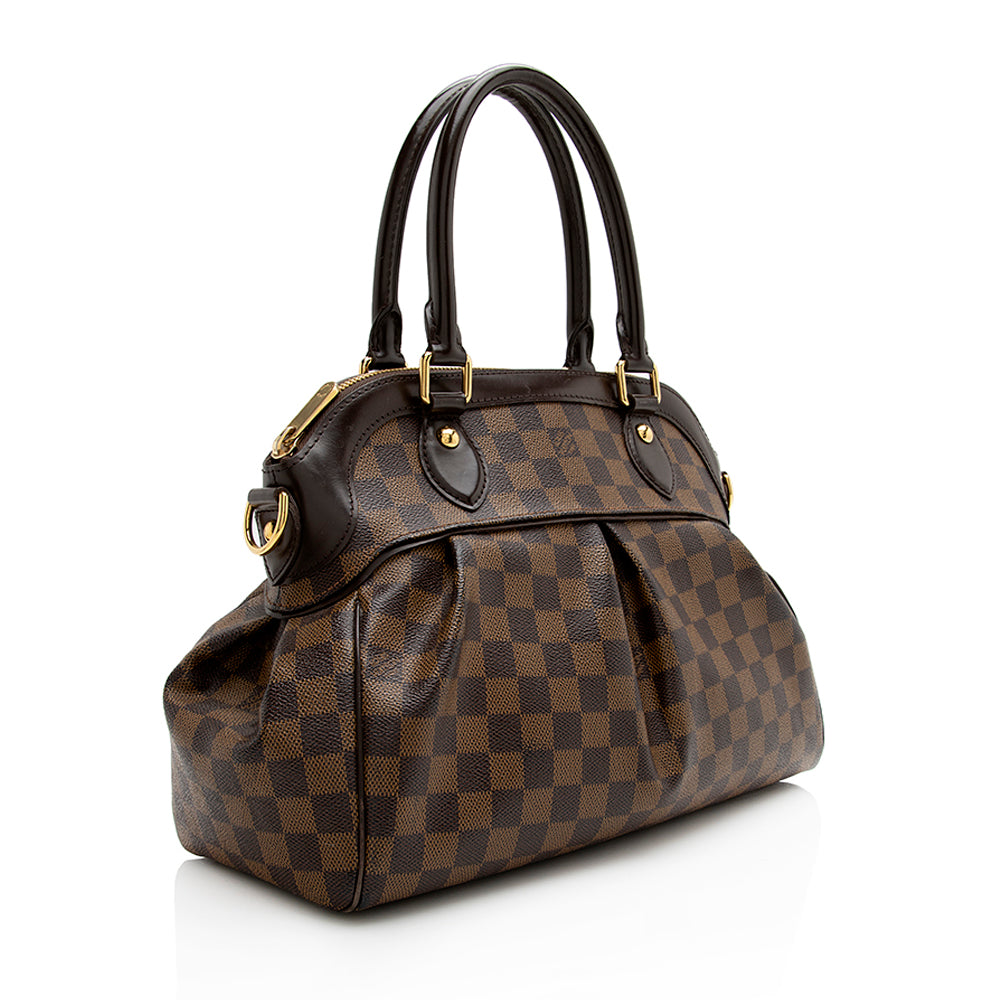 Louis Vuitton Damier Ebene Trevi PM Satchel (SHF-22029)